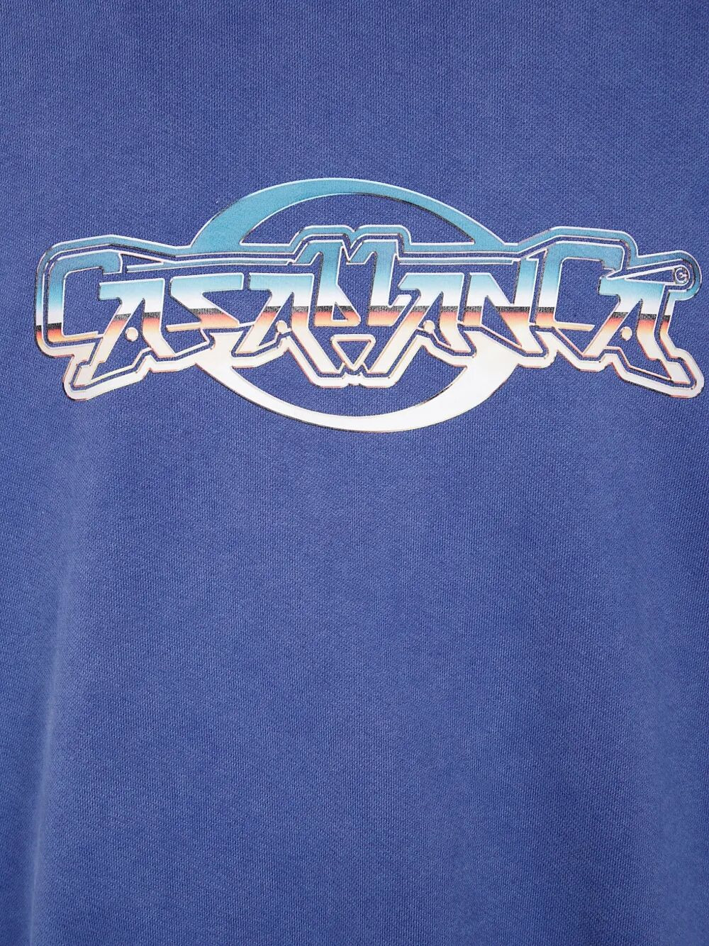 Casablanca Men "Chrome Text" Printed Sweatshirt - 6