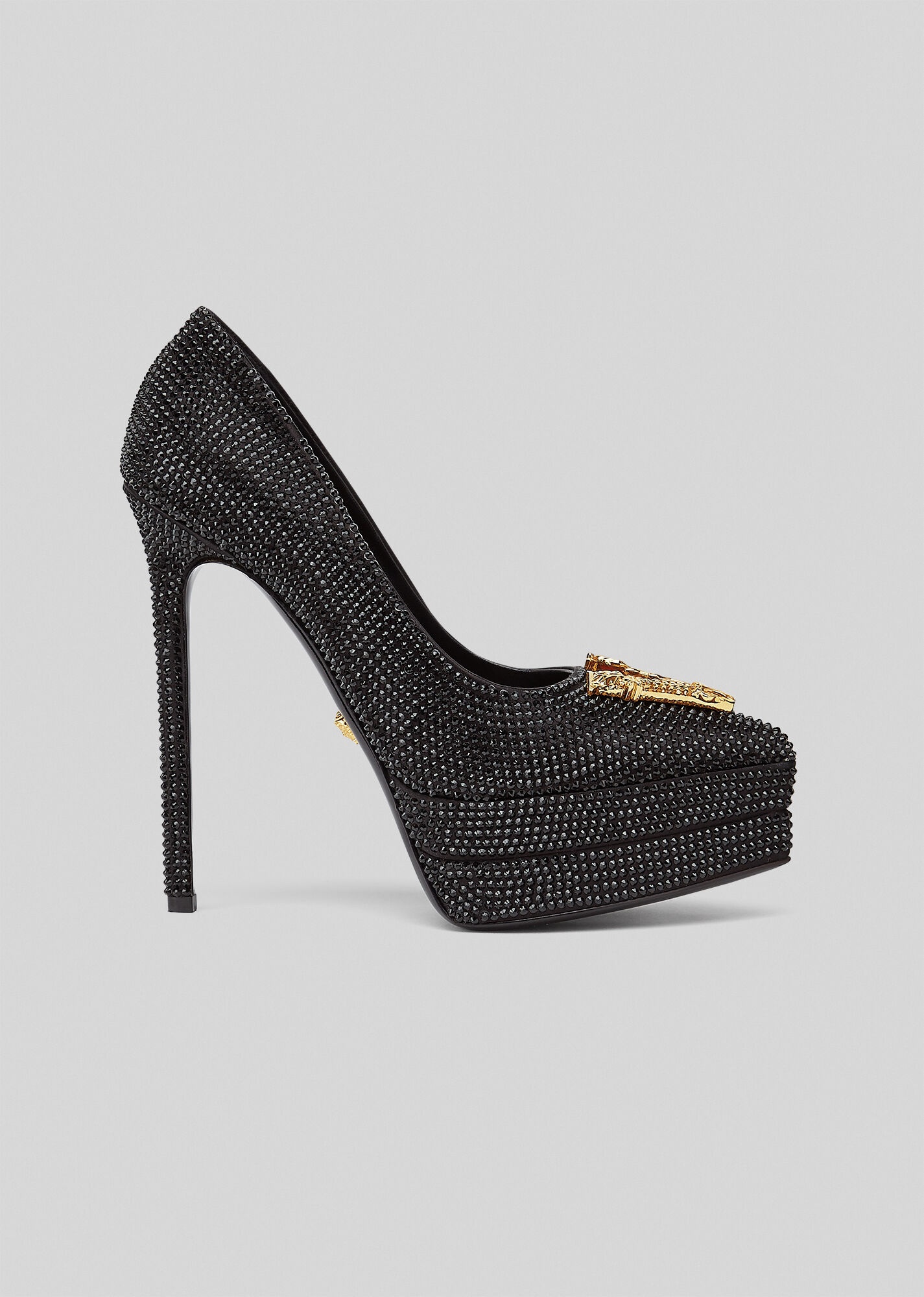 Virtus Crystal Platform Pumps - 1