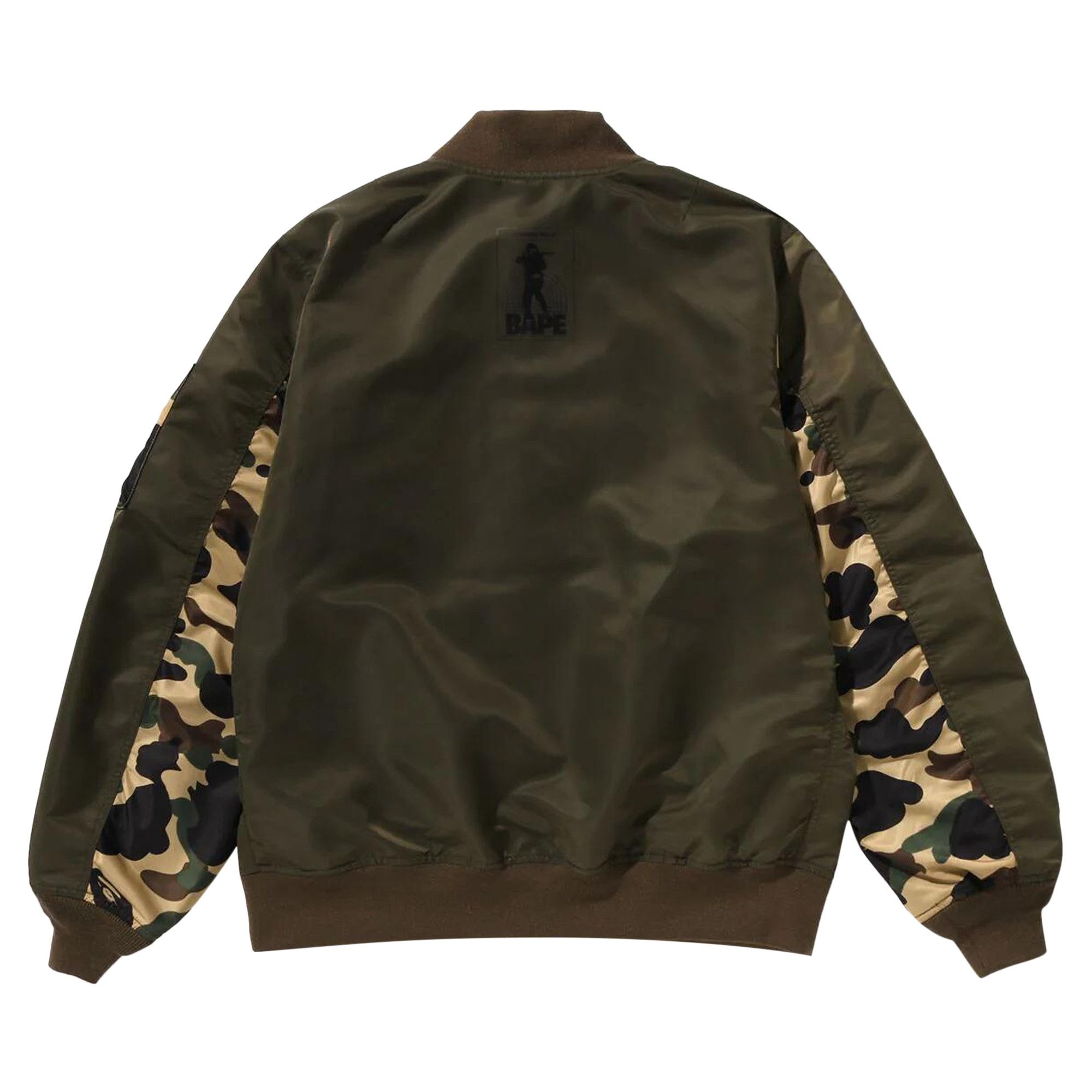 BAPE 1st Camo Bomber Jacket 'Olive Drab' - 2