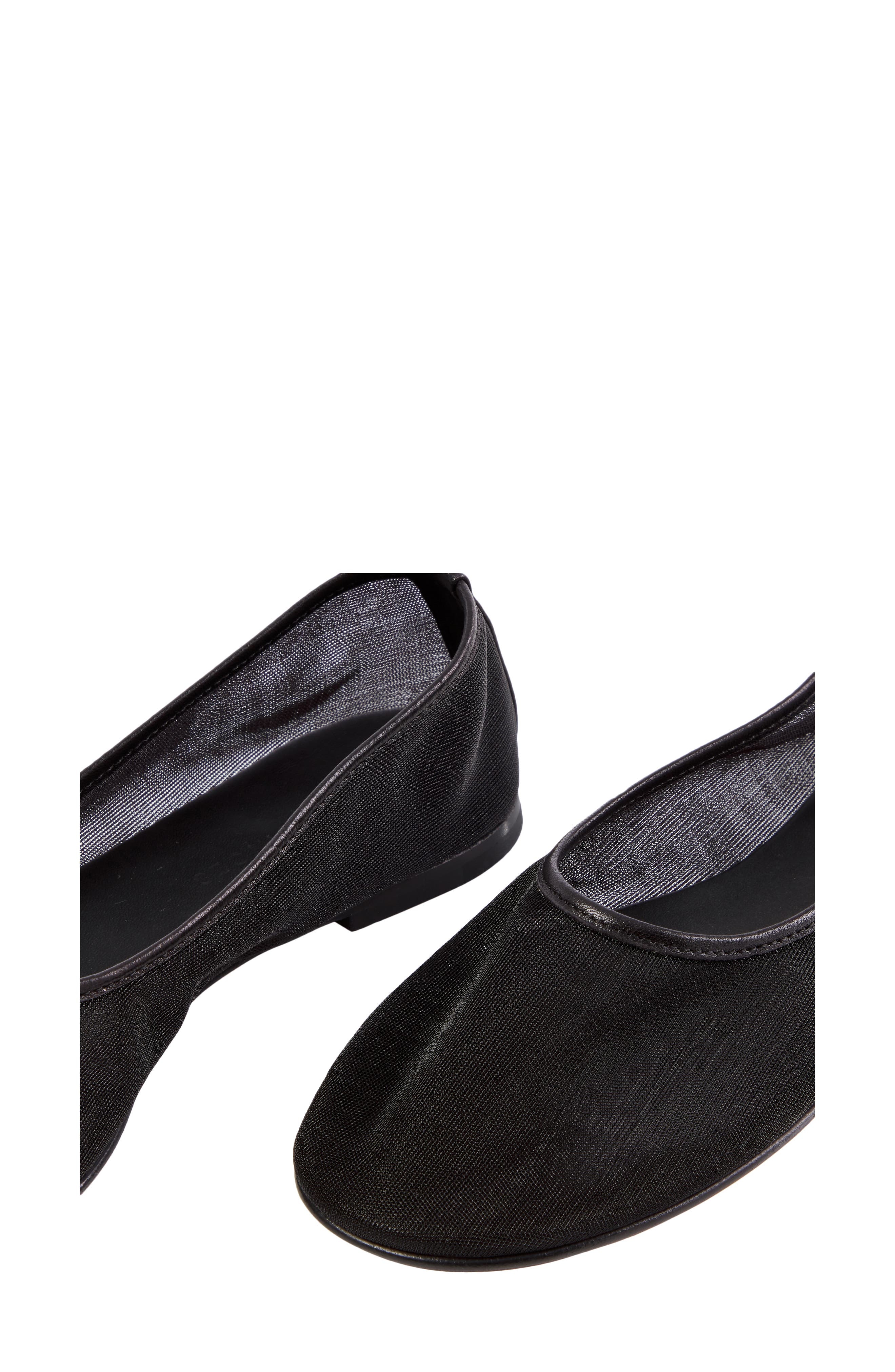 Dear Frances Balla Mesh Ballet Flat in Black at Nordstrom - 4