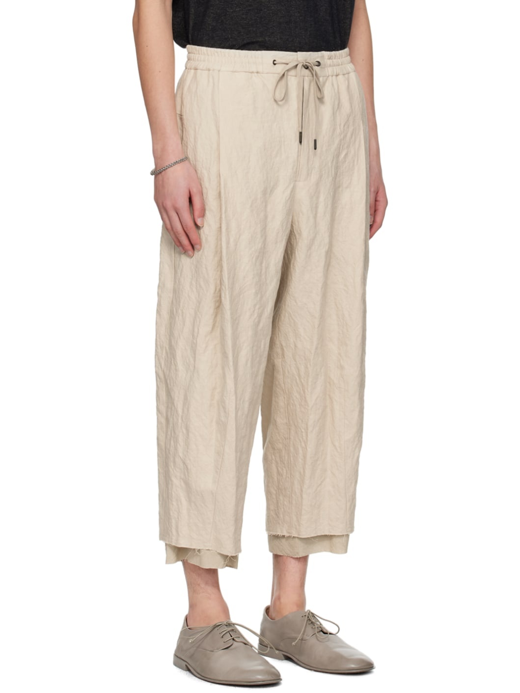 Off-White Cropped Trousers - 2