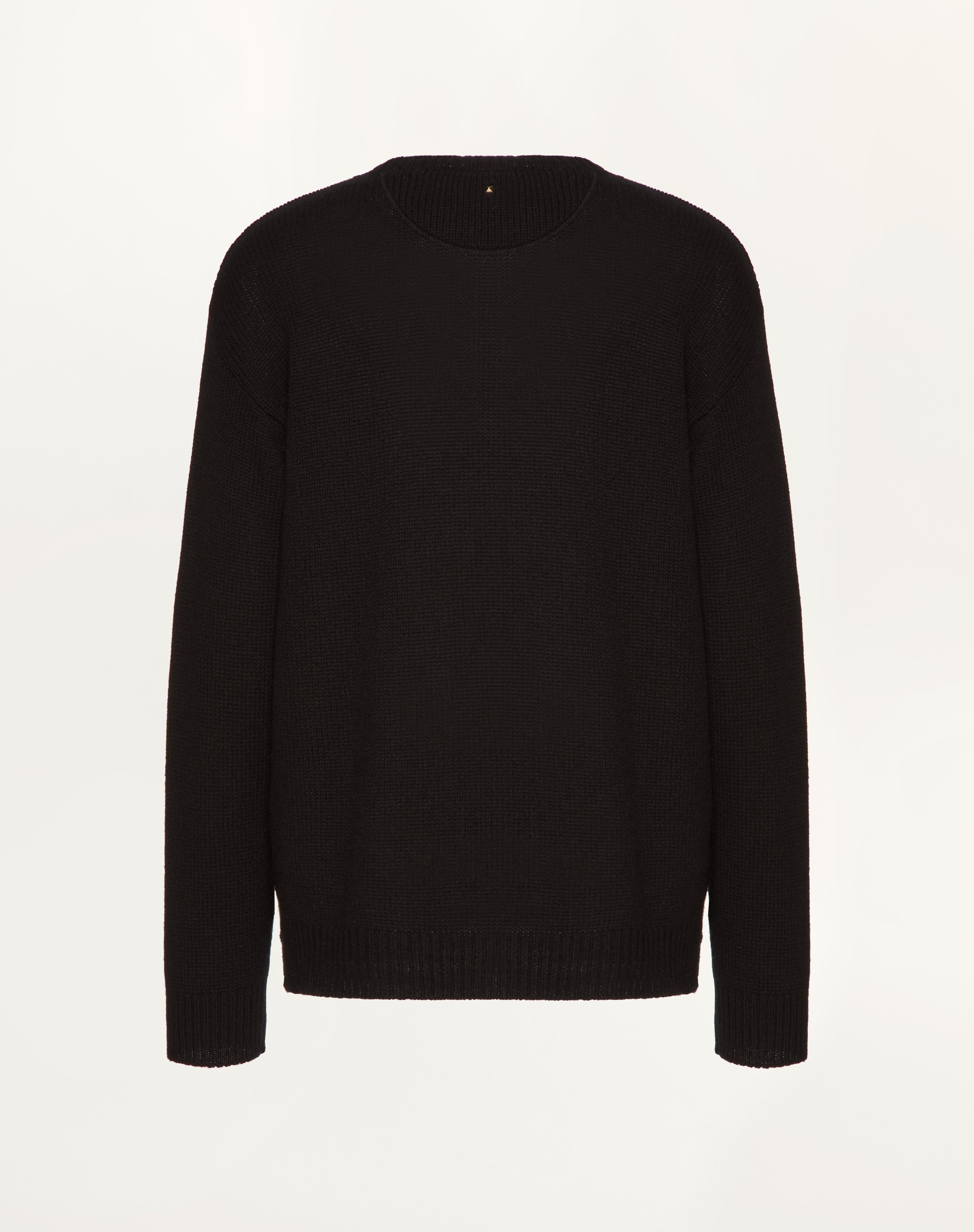 CASHMERE CREWNECK SWEATER WITH STUD - 2