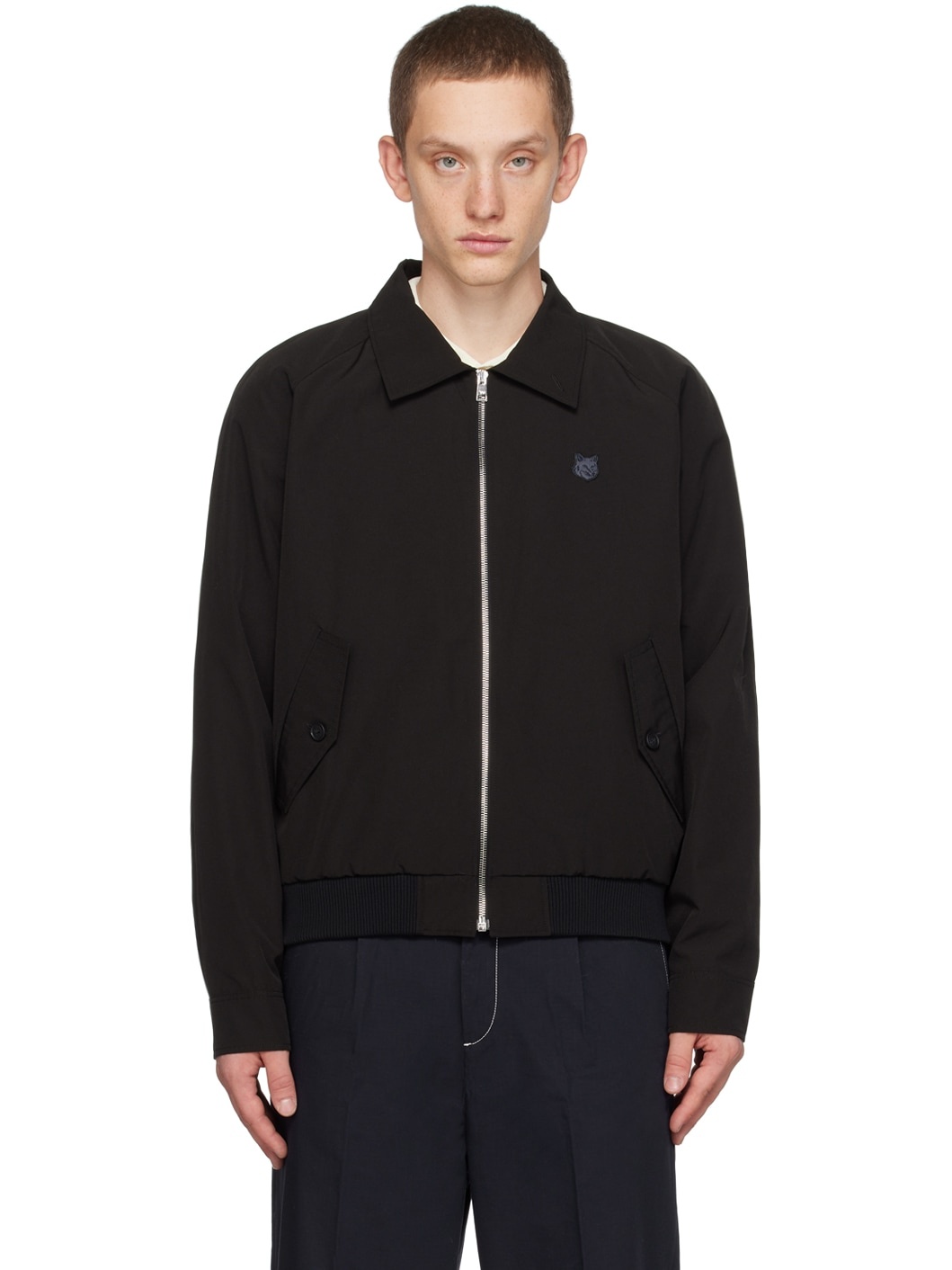 Black Harrington Jacket - 1