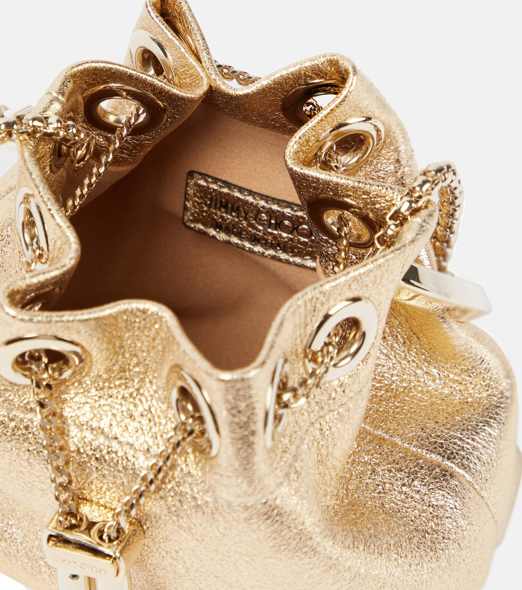 Bon Bon Micro leather bucket bag - 3