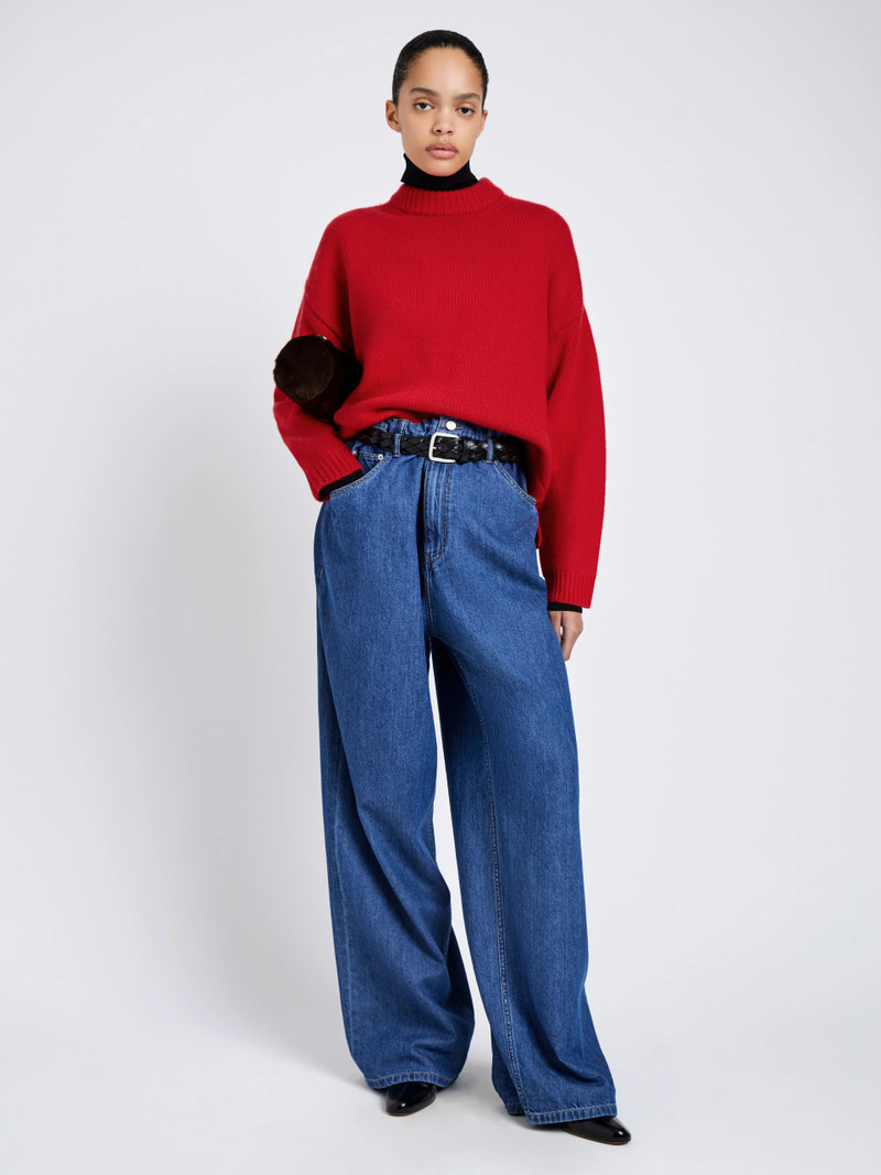 Proenza Schouler Ruthi Top in Chunky Cashmere outlook