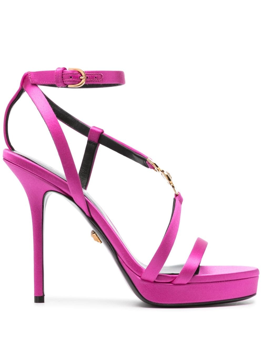 110mm Medusa satin sandals - 1