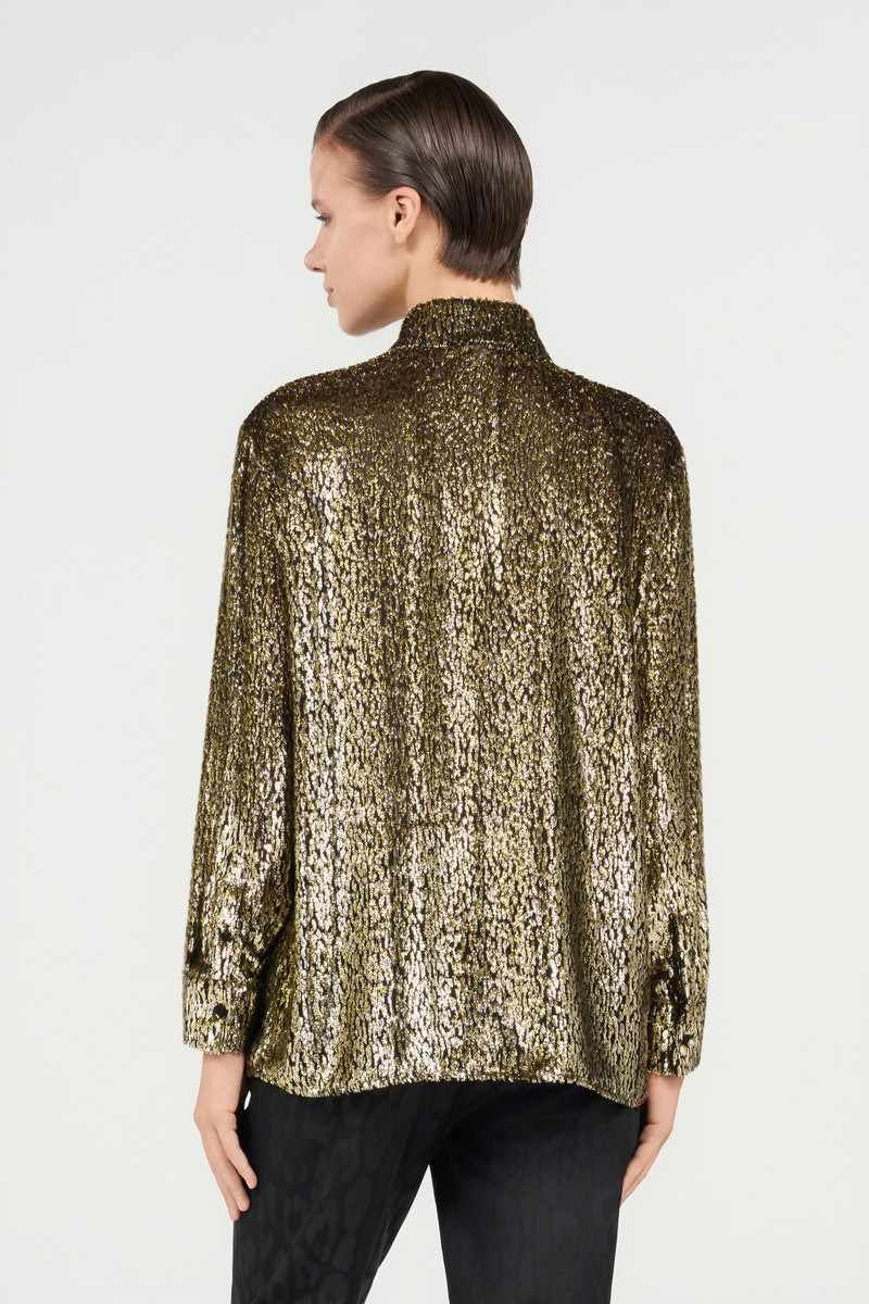Leopard Lamé Shirt 4
