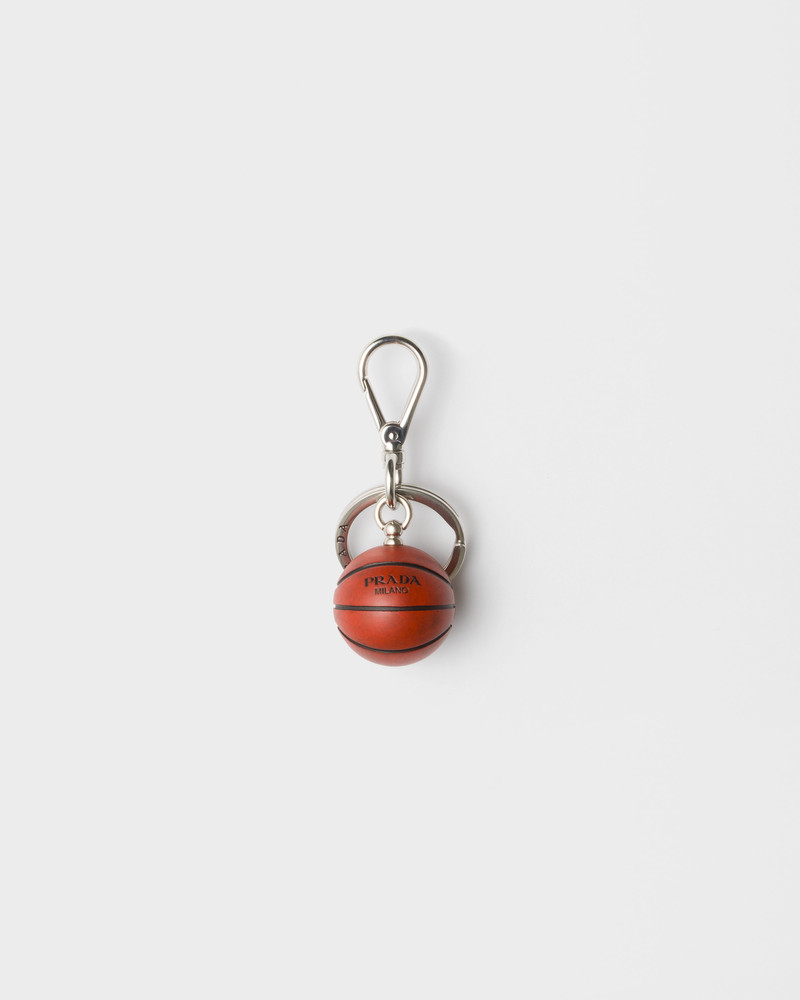 Metal basketball key ring 1