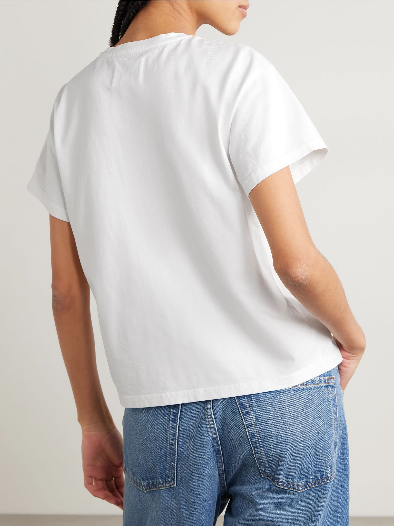 + Argent Maybelle cotton-jersey T-shirt White - 3