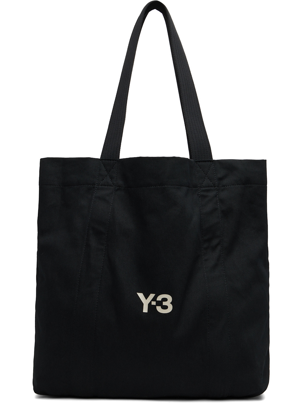 Black 'Y-3' Canvas Tote - 1