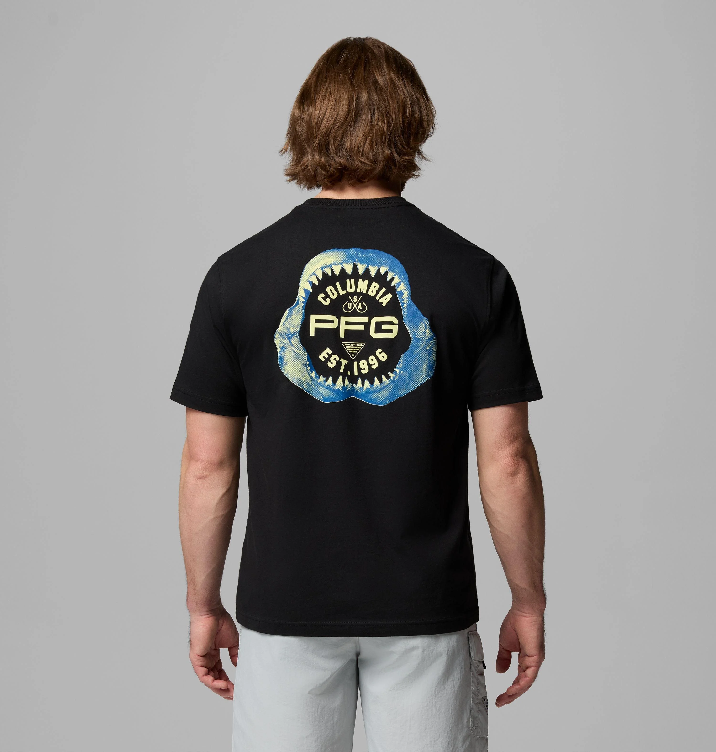 Men's Jawsdrop Shark PFG T-Shirt - 1