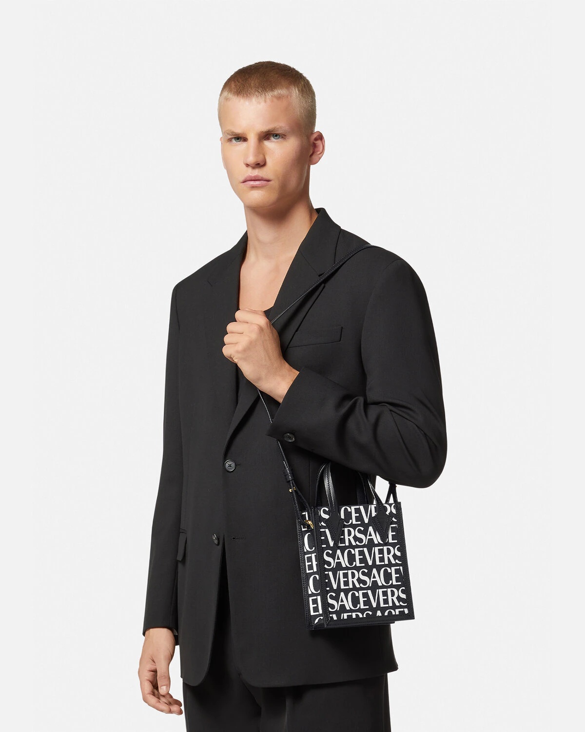 Versace Allover Crossbody Bag - 6