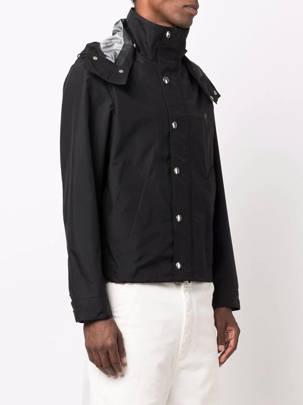 cropped waterproof jacket - 4