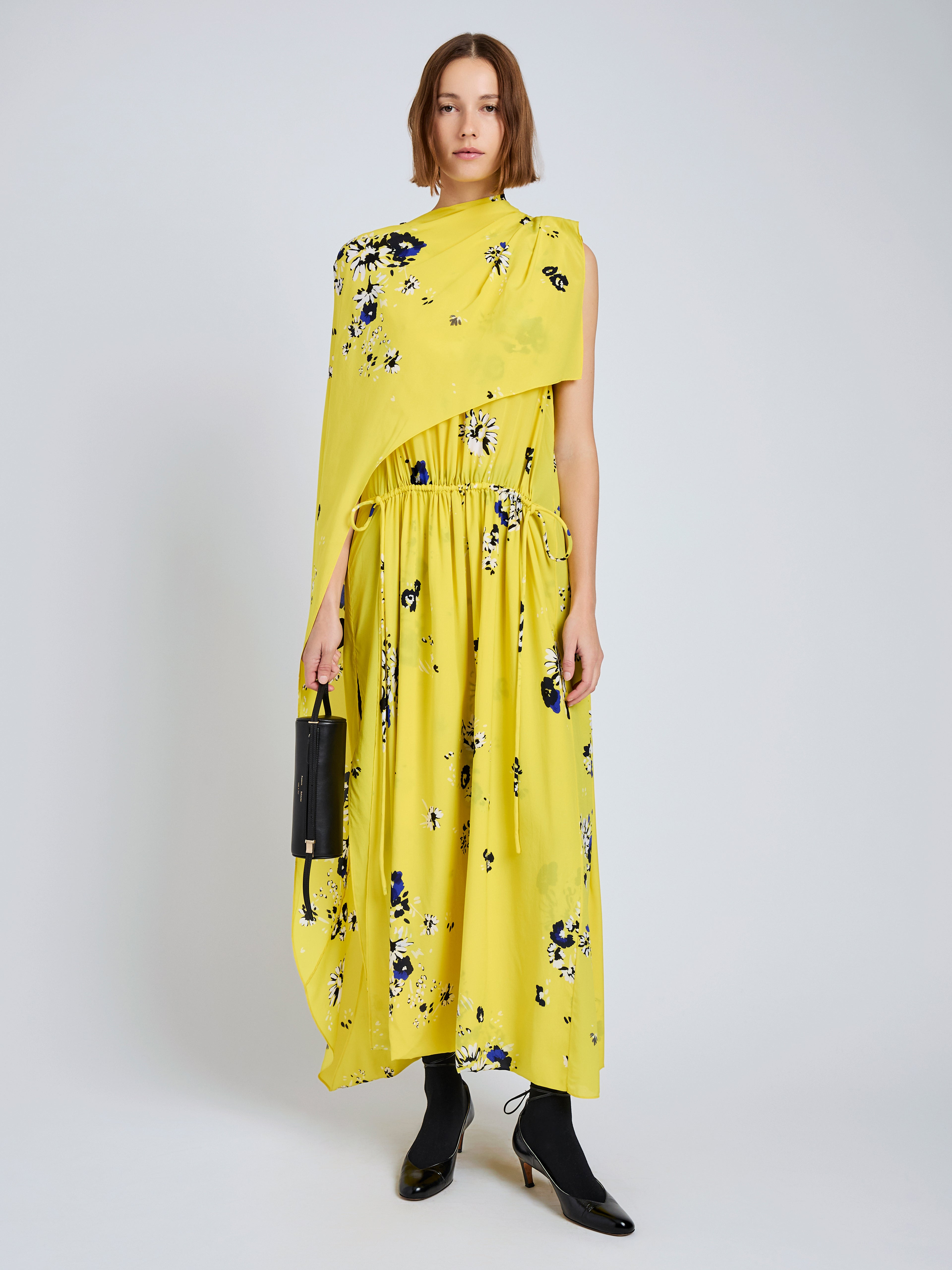 Ysabelle Dress In Printed Silk Viscose - 2