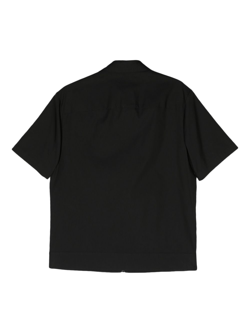zip-up short-sleeve shirt - 2