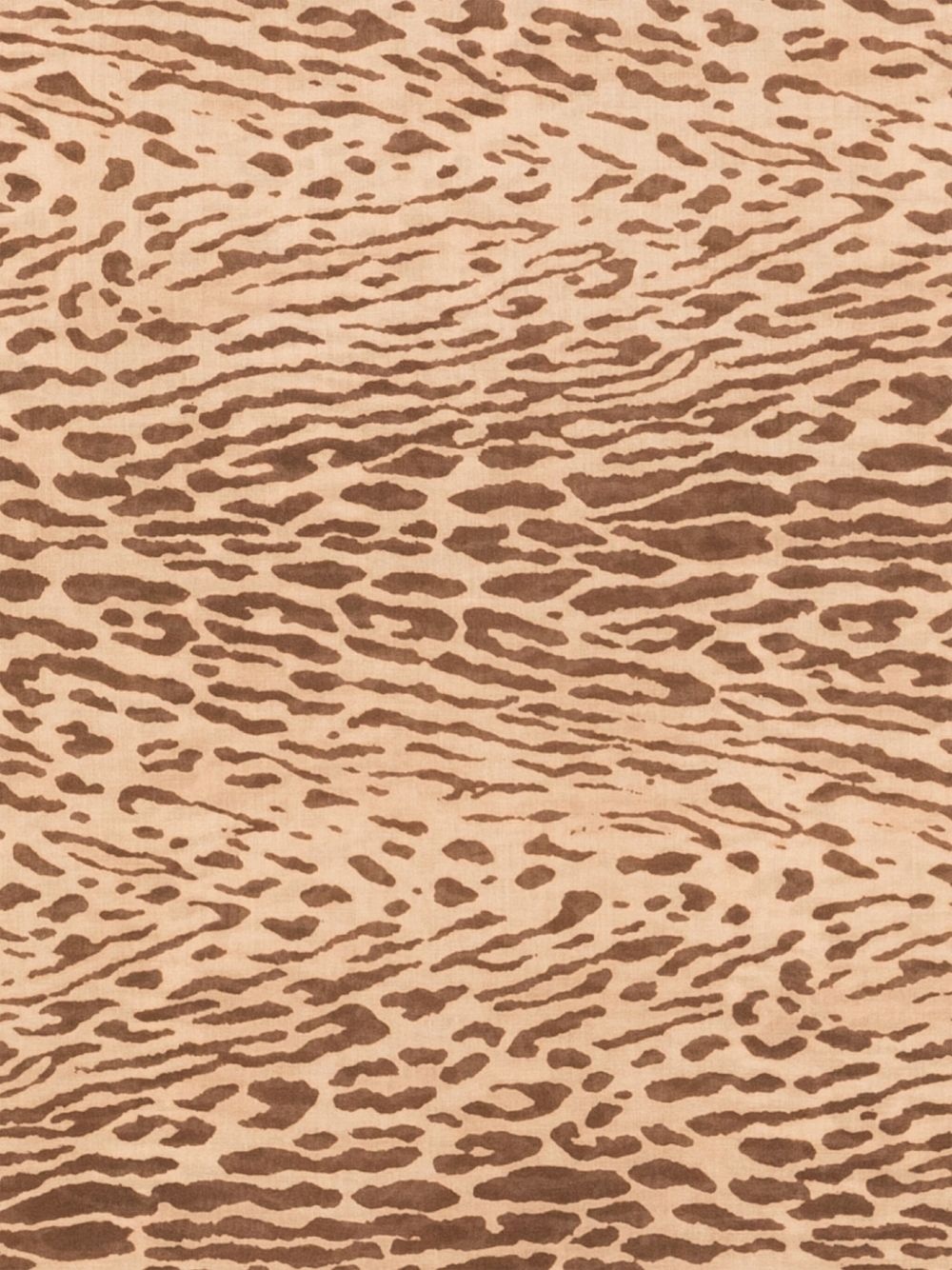 leopard-print cotton pareo - 2