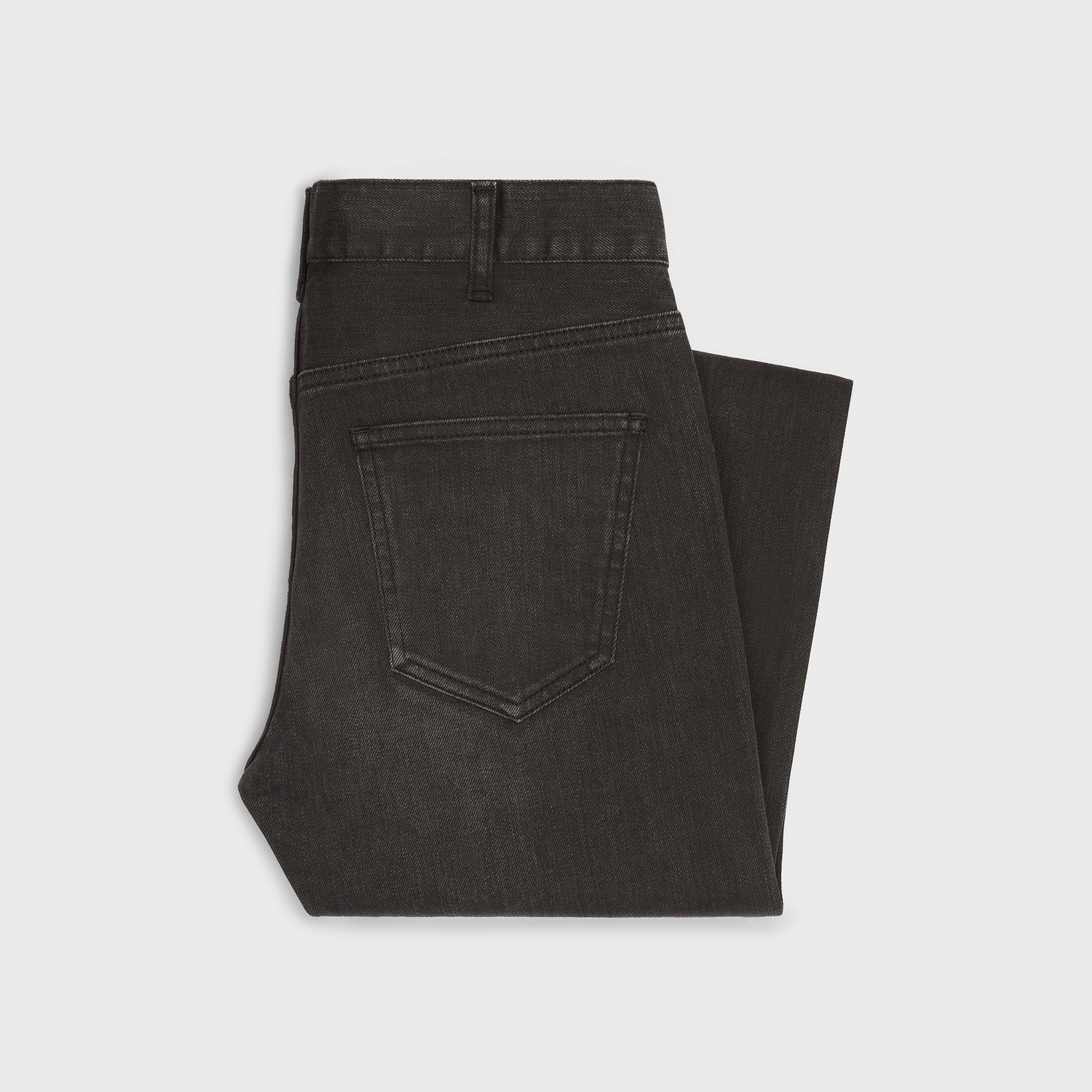skinny jeans in black denim - 2