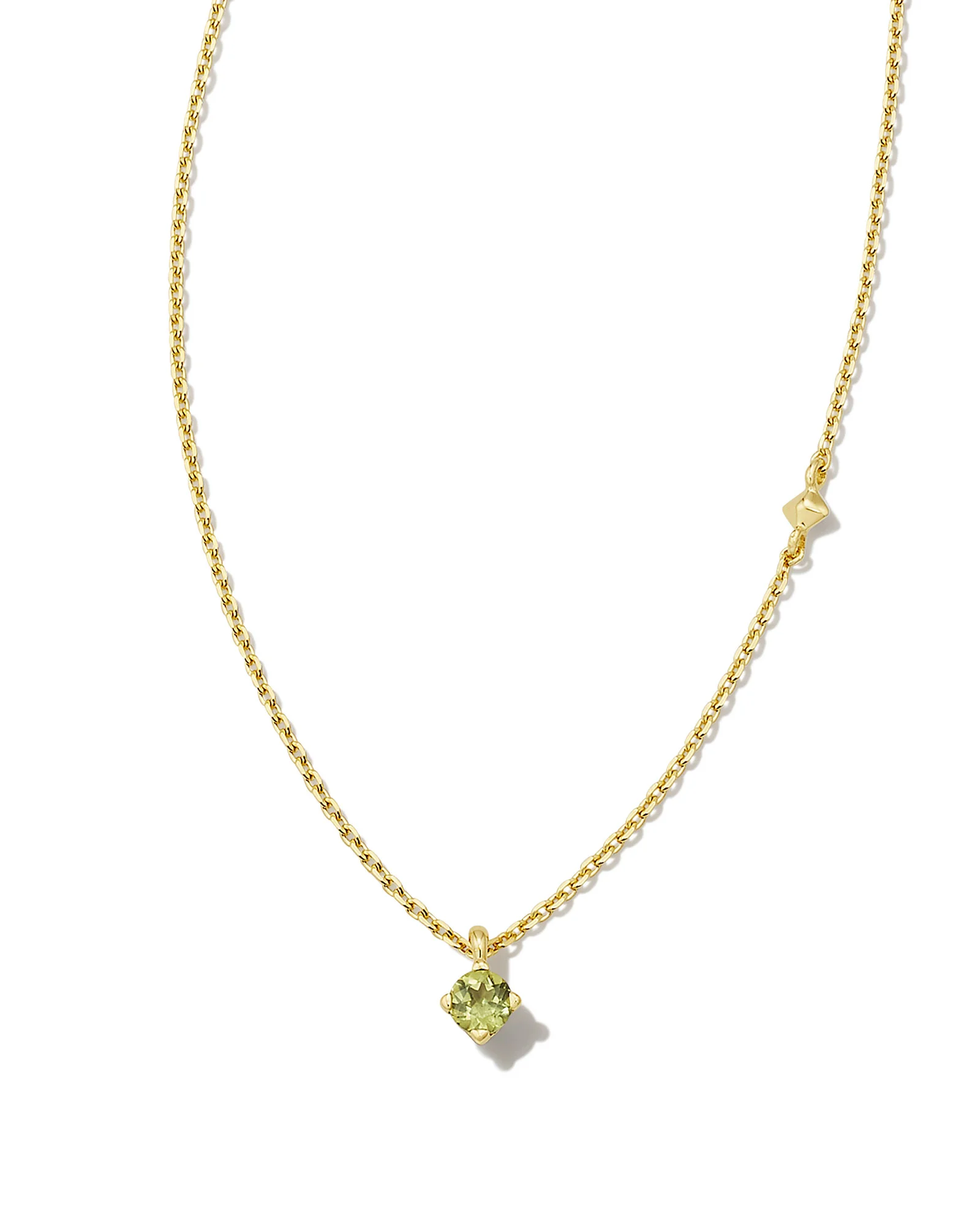 Maisie 18k Gold Vermeil August Pendant Necklace - 1