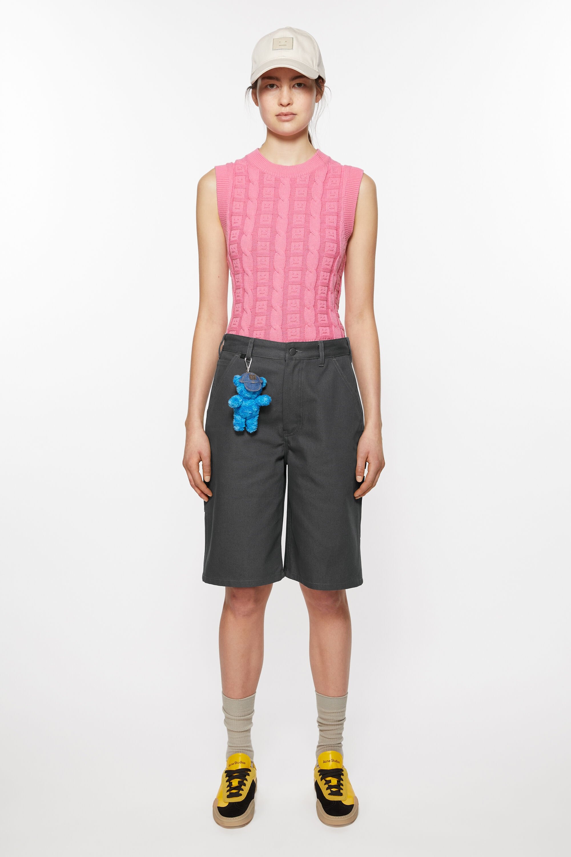 Canvas shorts - Dark grey - 2