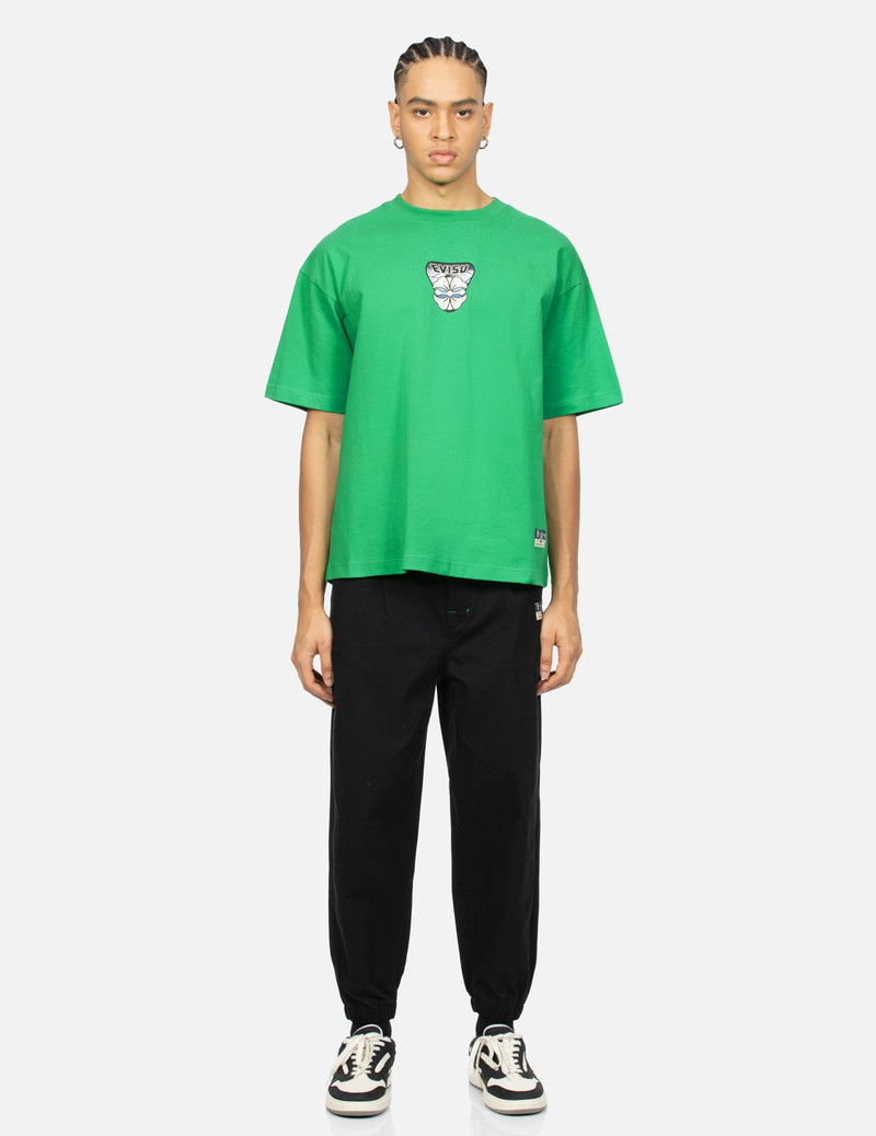 EVISU MULTI-HANAFUDA DARUMA AND DAICOCK PRINT LOOSE FIT T-SHIRT outlook