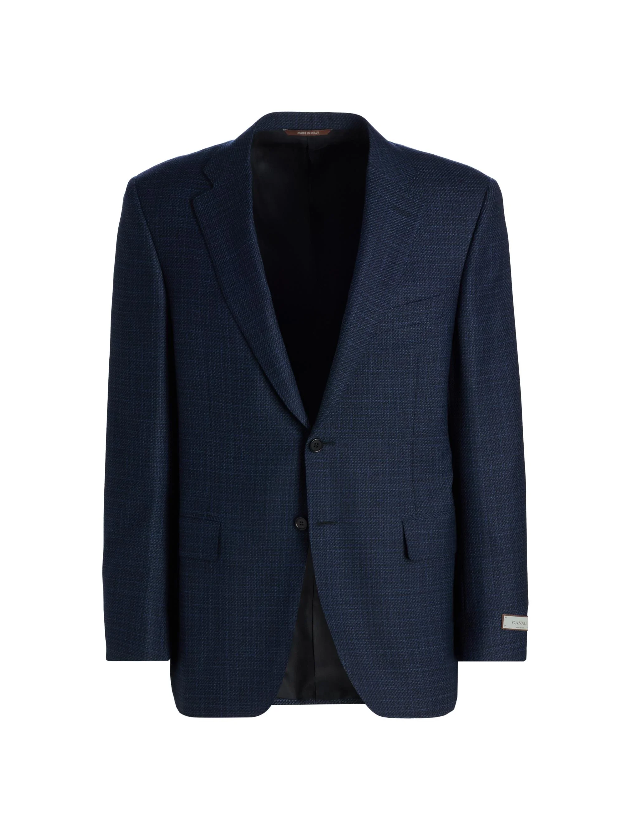 Men's Siena Stepweave Wool Sport Coat - Dark Blue - 1