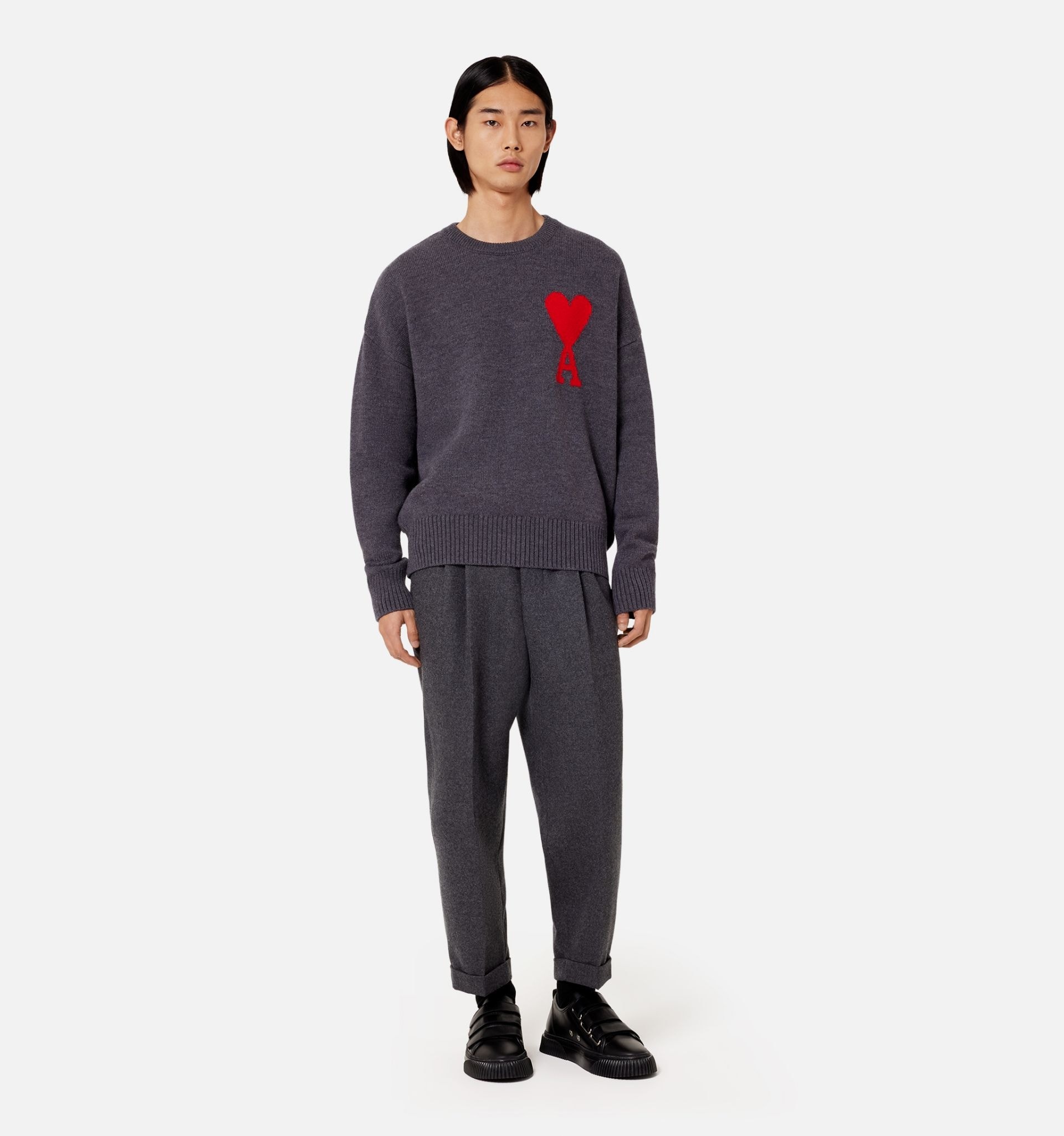 Carrot Fit Trousers With Hem And Pleats - 2