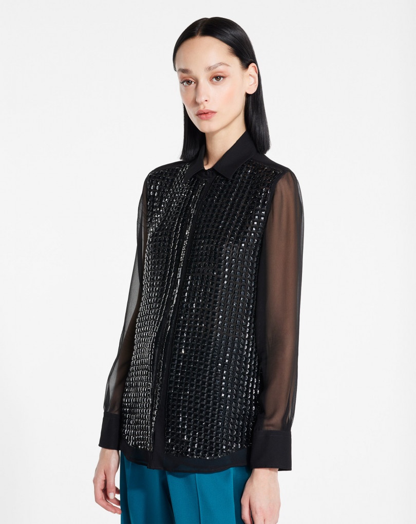 FITTED EMBROIDERED SHIRT - 3