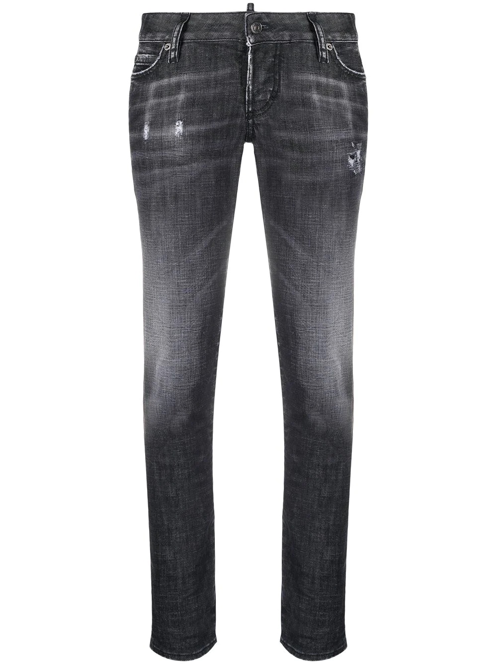 distressed skinny jeans - 2