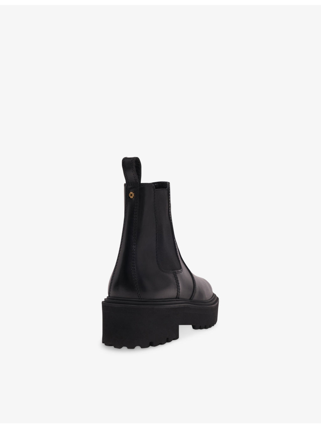 Branded Leather Chelsea Boots - 4