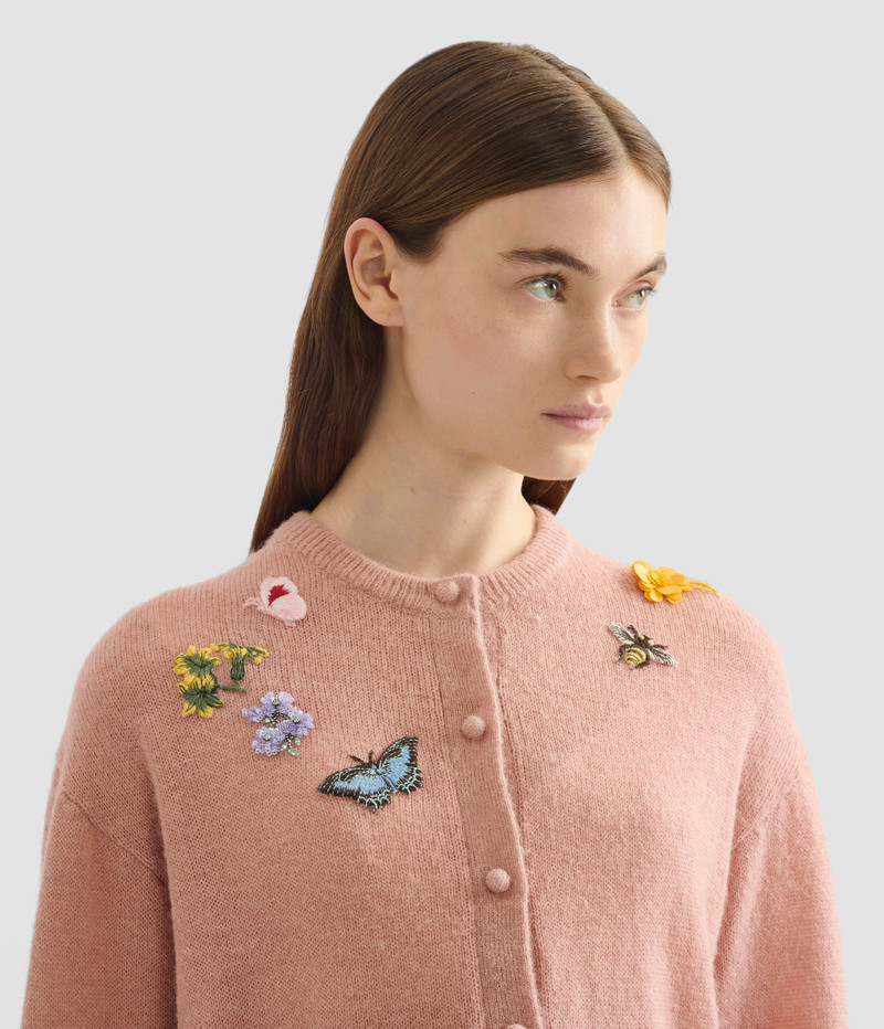 EMBELLISHED CREW NECK CARDIGAN 5
