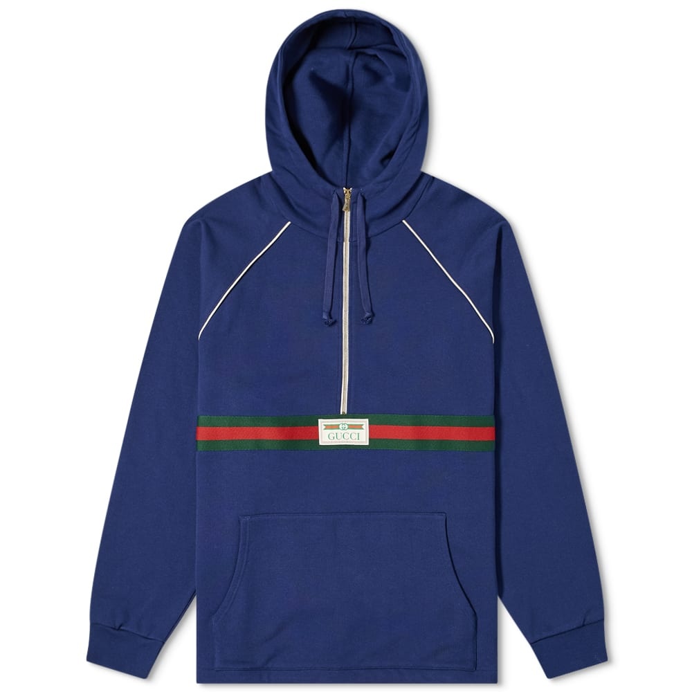 Gucci GRG Detail Half Zip Hoody - 1