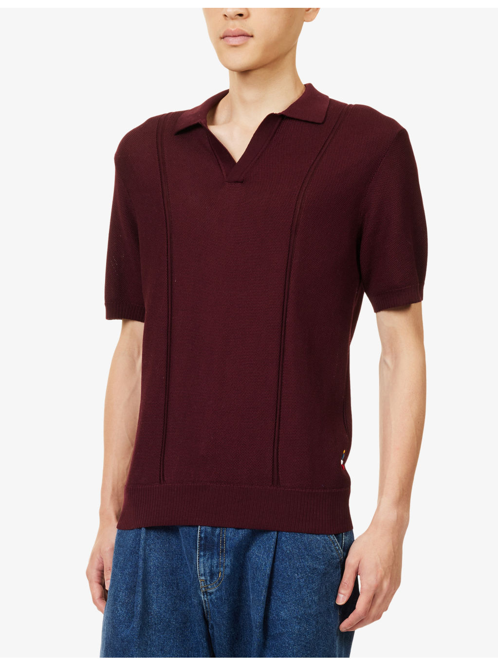 Horton Short-Sleeve Knitted Polo Shirt - 3