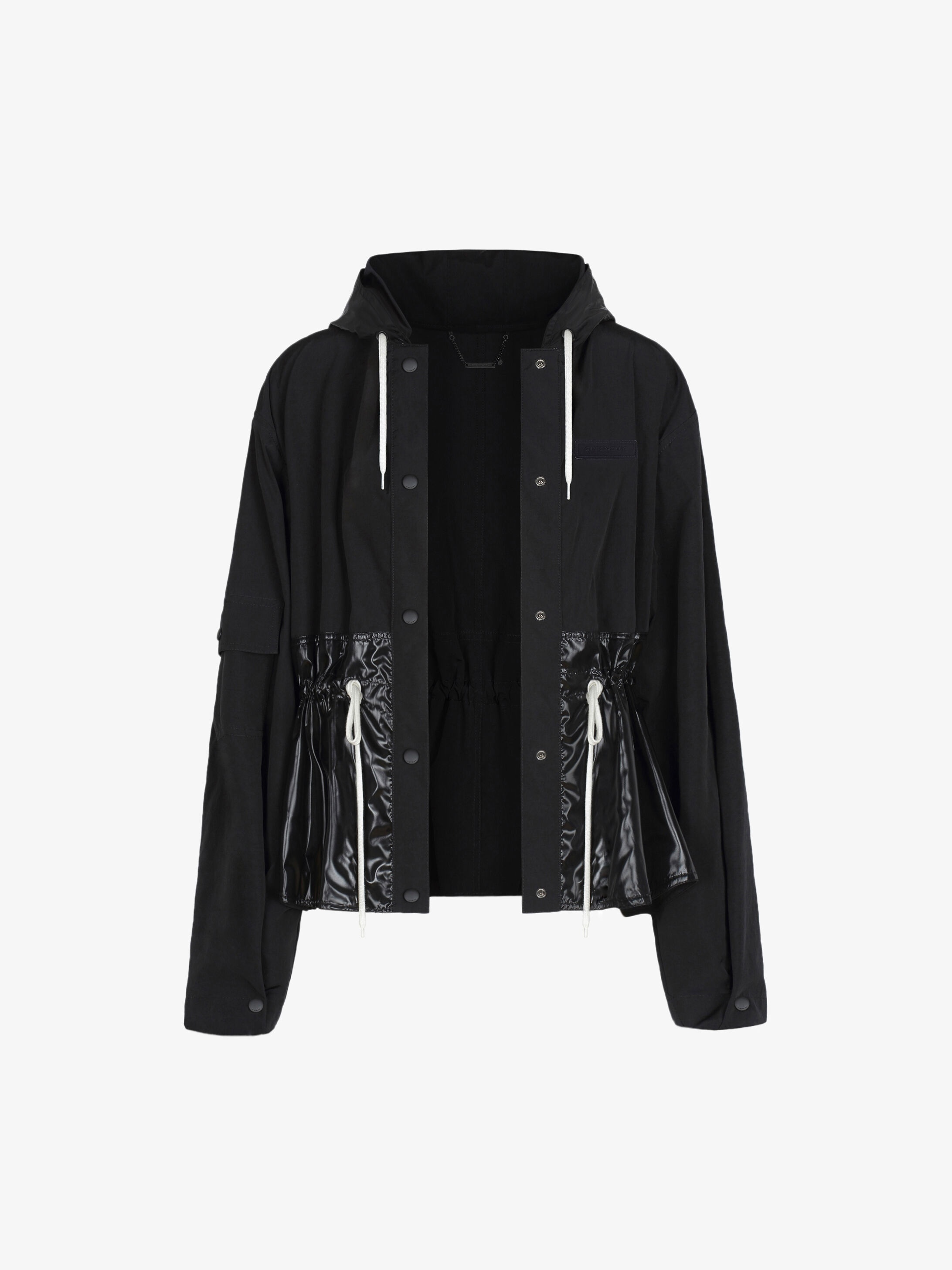 GIVENCHY windbreaker in matte and shiny nylon - 10