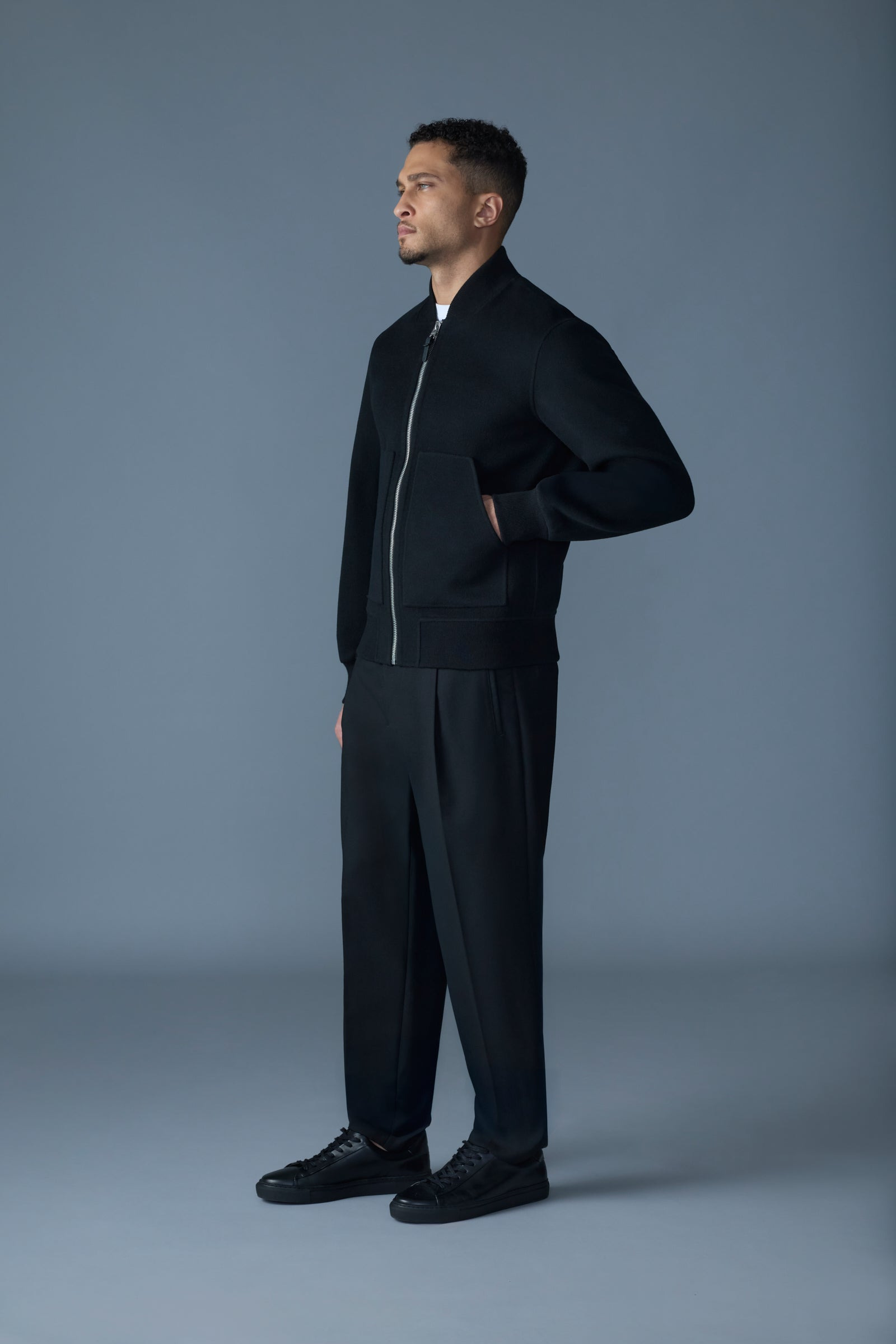 EMILIO-W Wool Bomber Jacket - 2