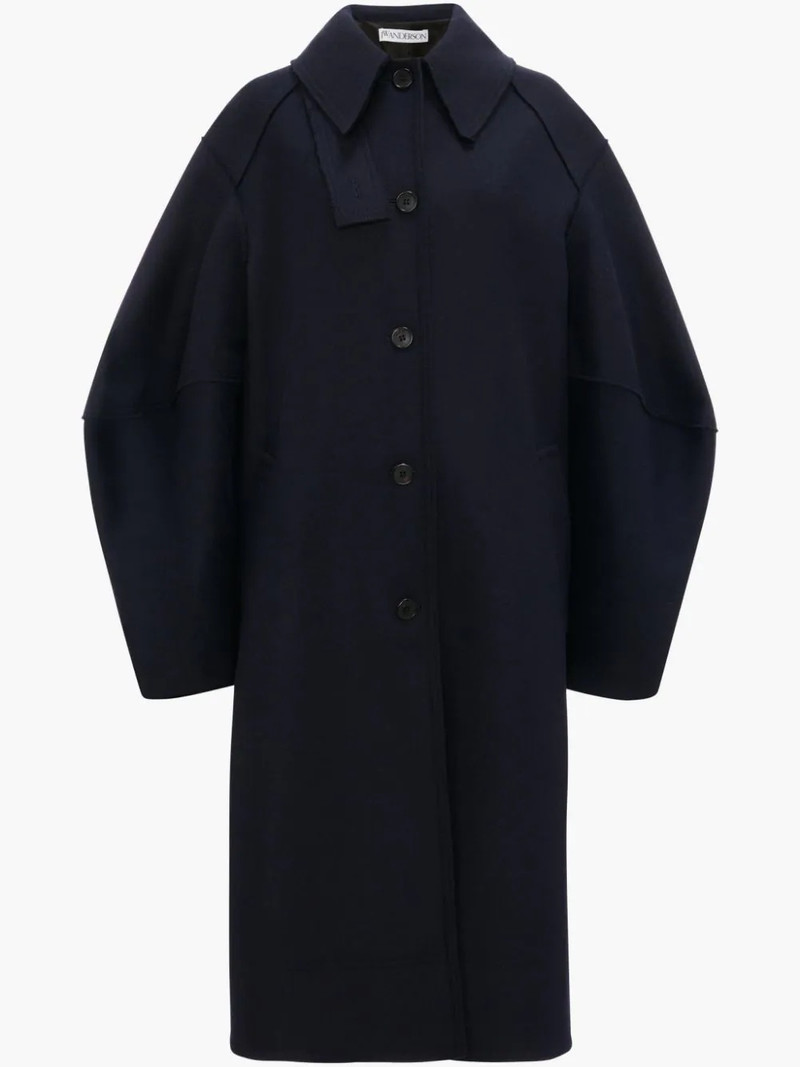 BALLOON SLEEVE WOOL COAT 1