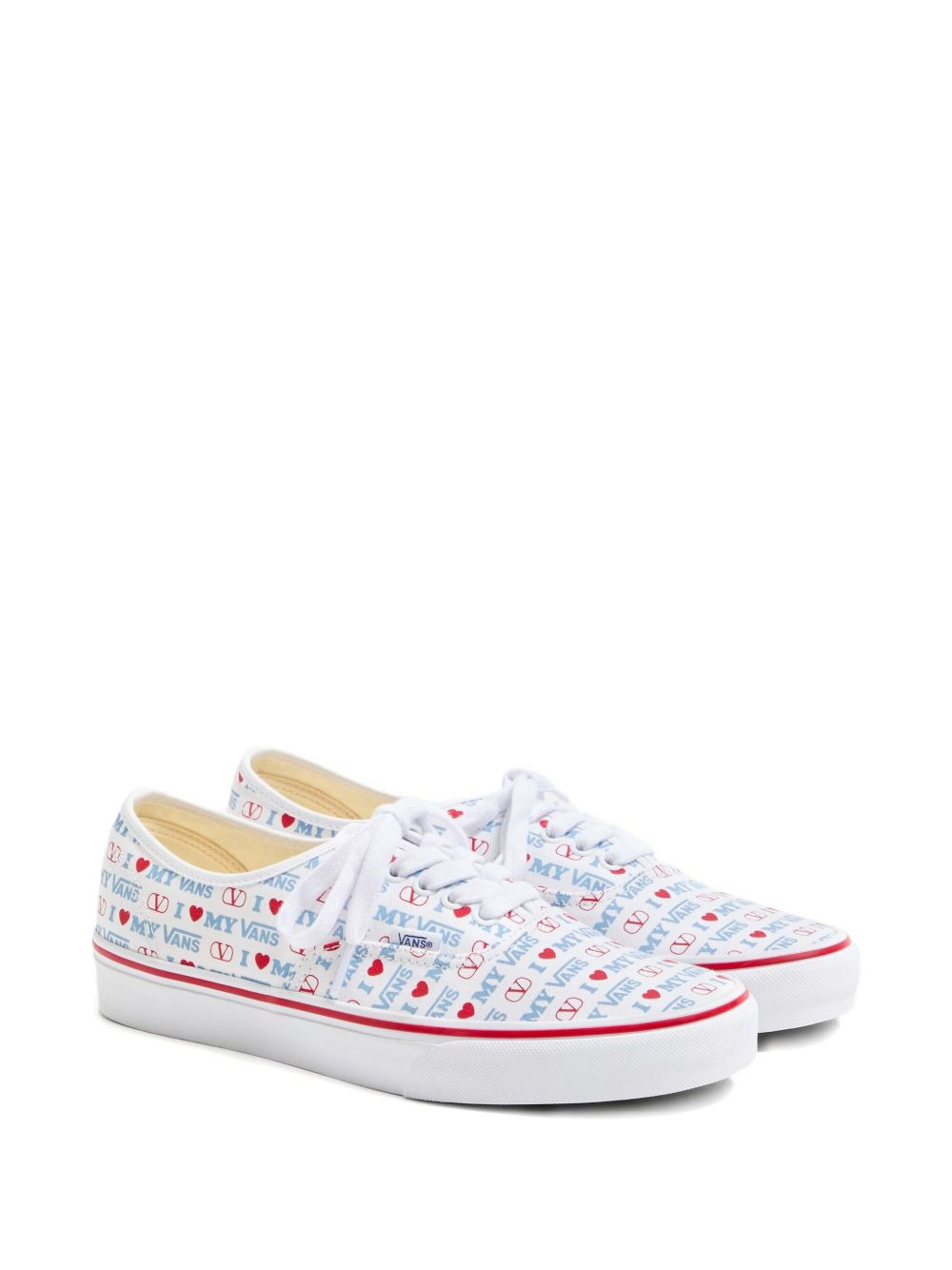 x Vans Love-print low-top sneakers - 2
