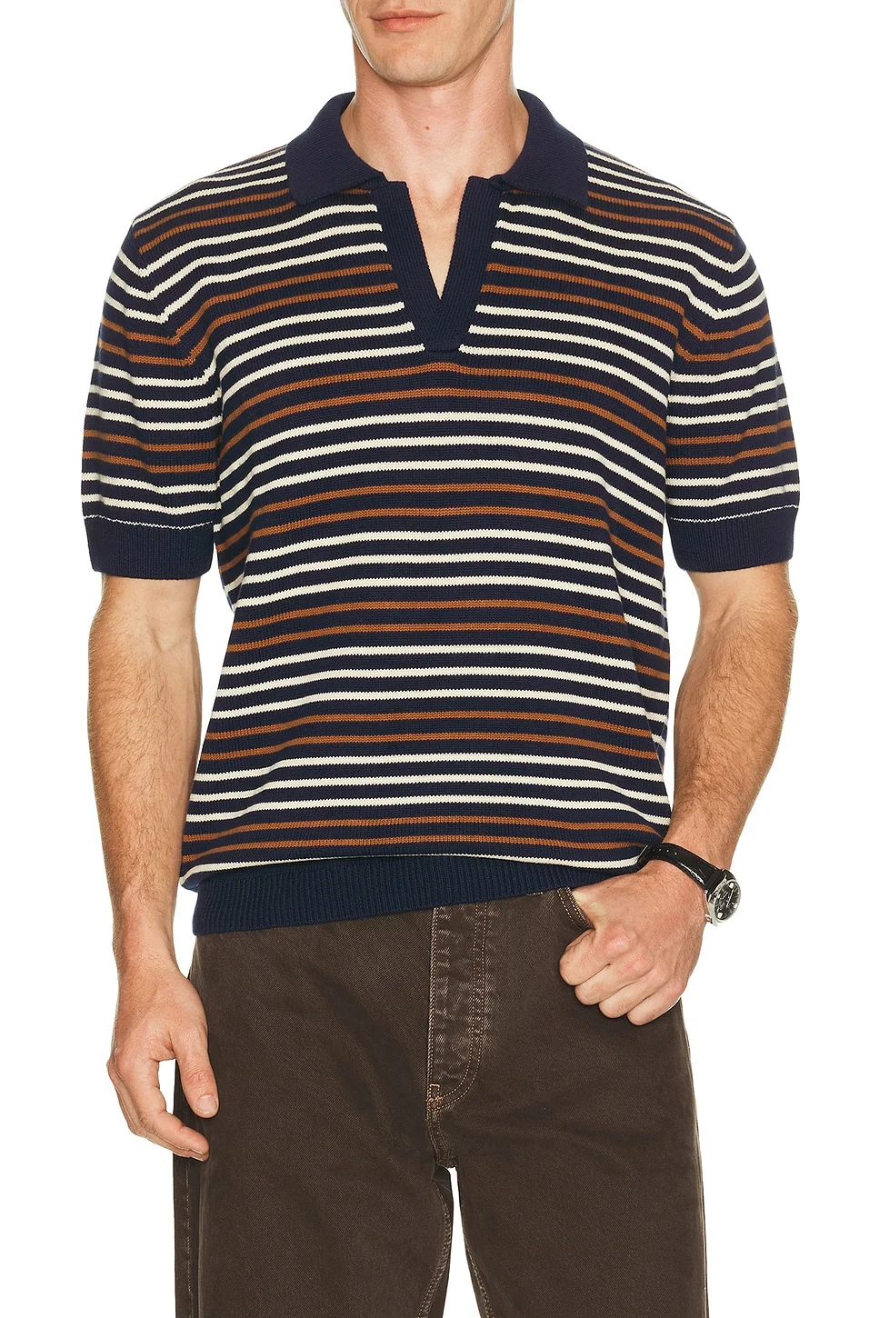Casa Martini Knitted Polo - 1