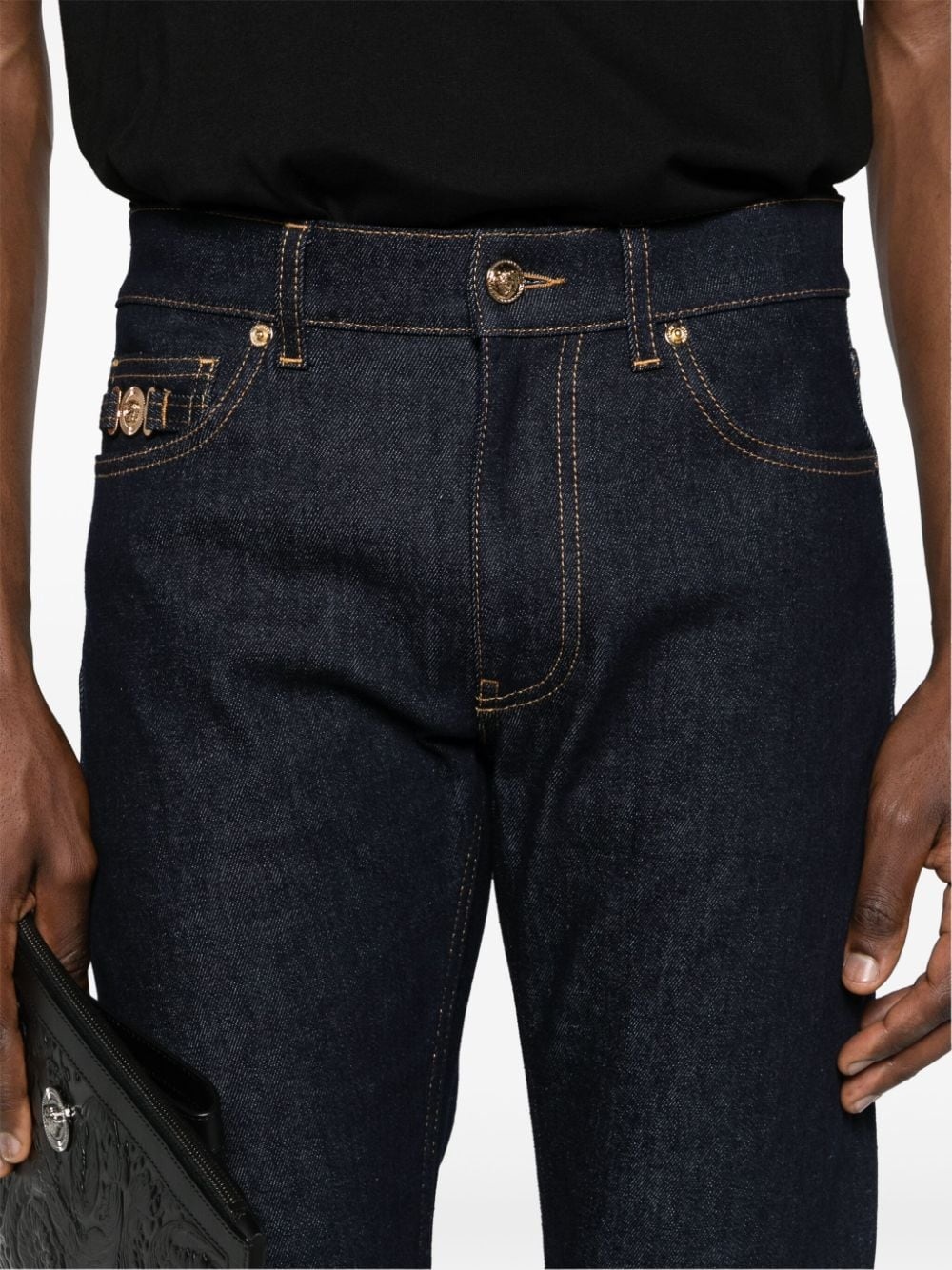 mid-rise slim-fit jeans - 5