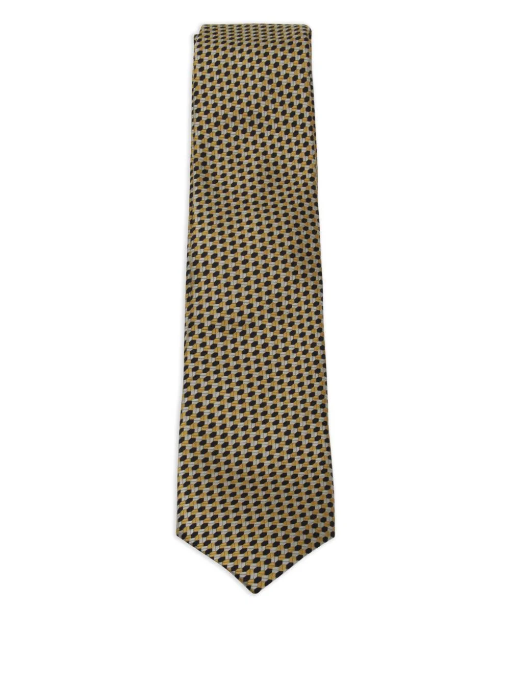 geometric-pattern tie - 1