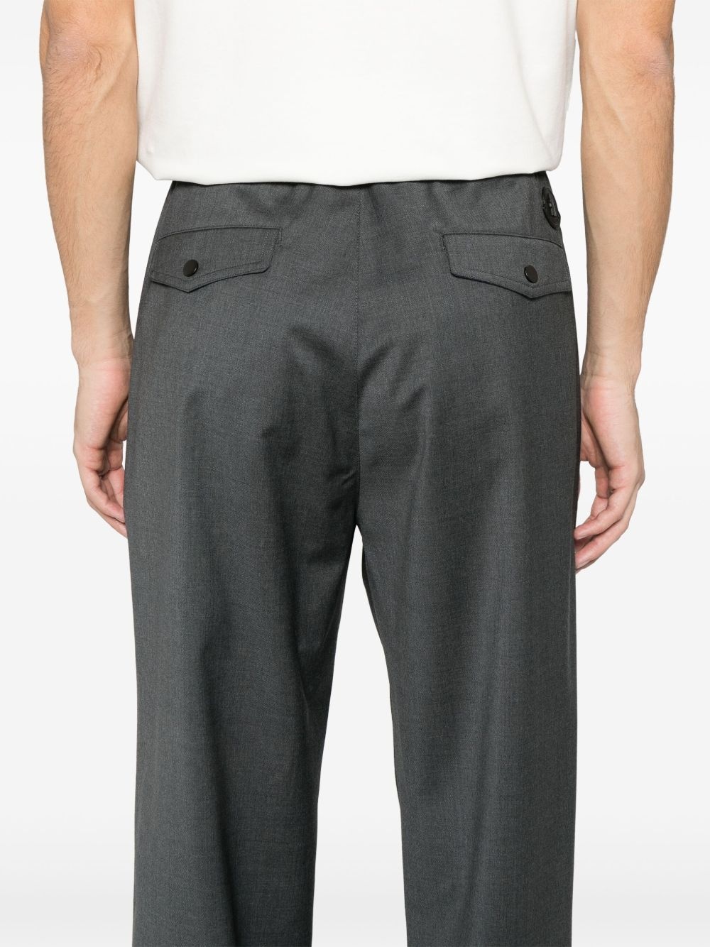 logo-patch trousers - 5