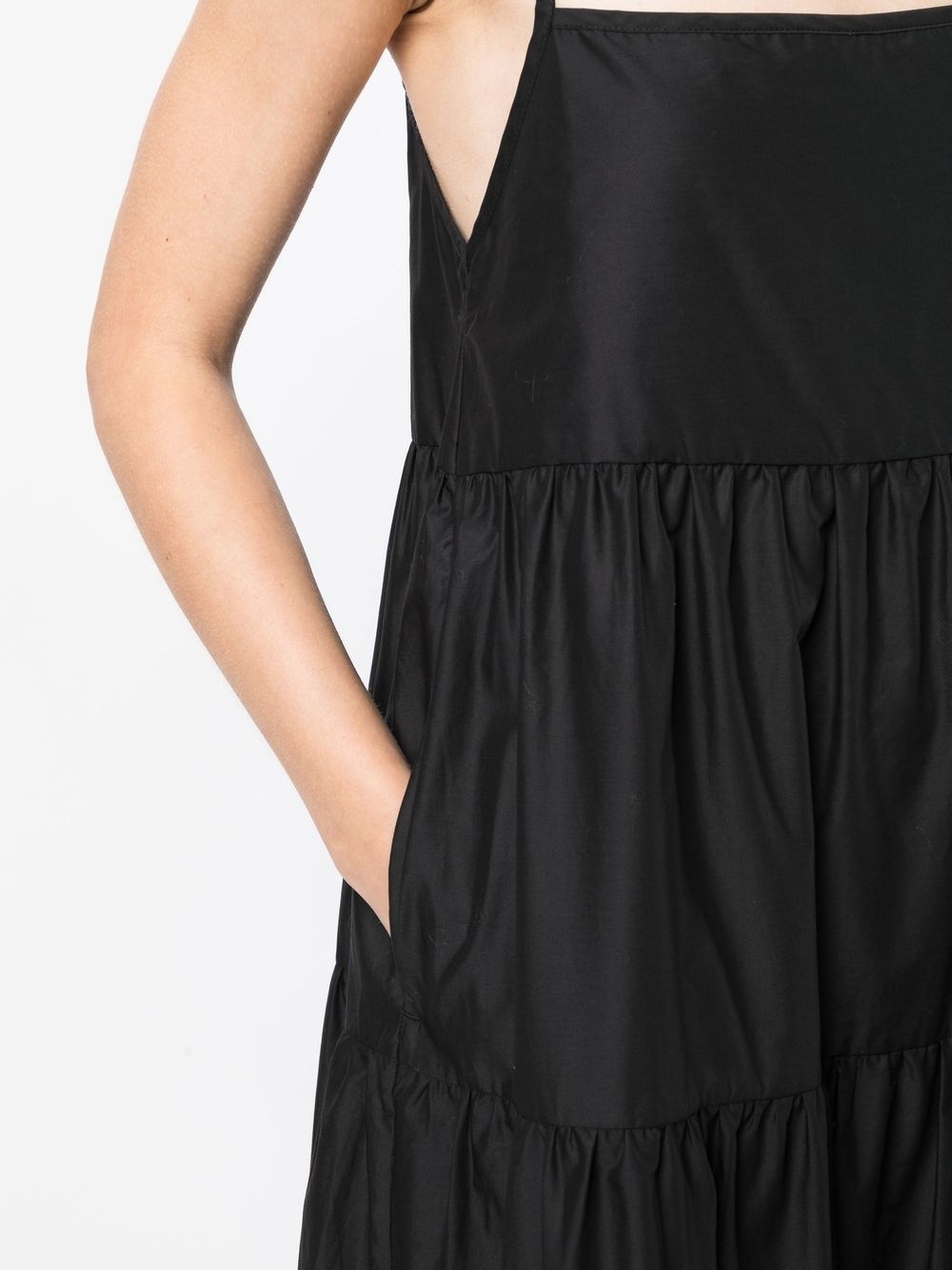 tiered-design midi dress - 5