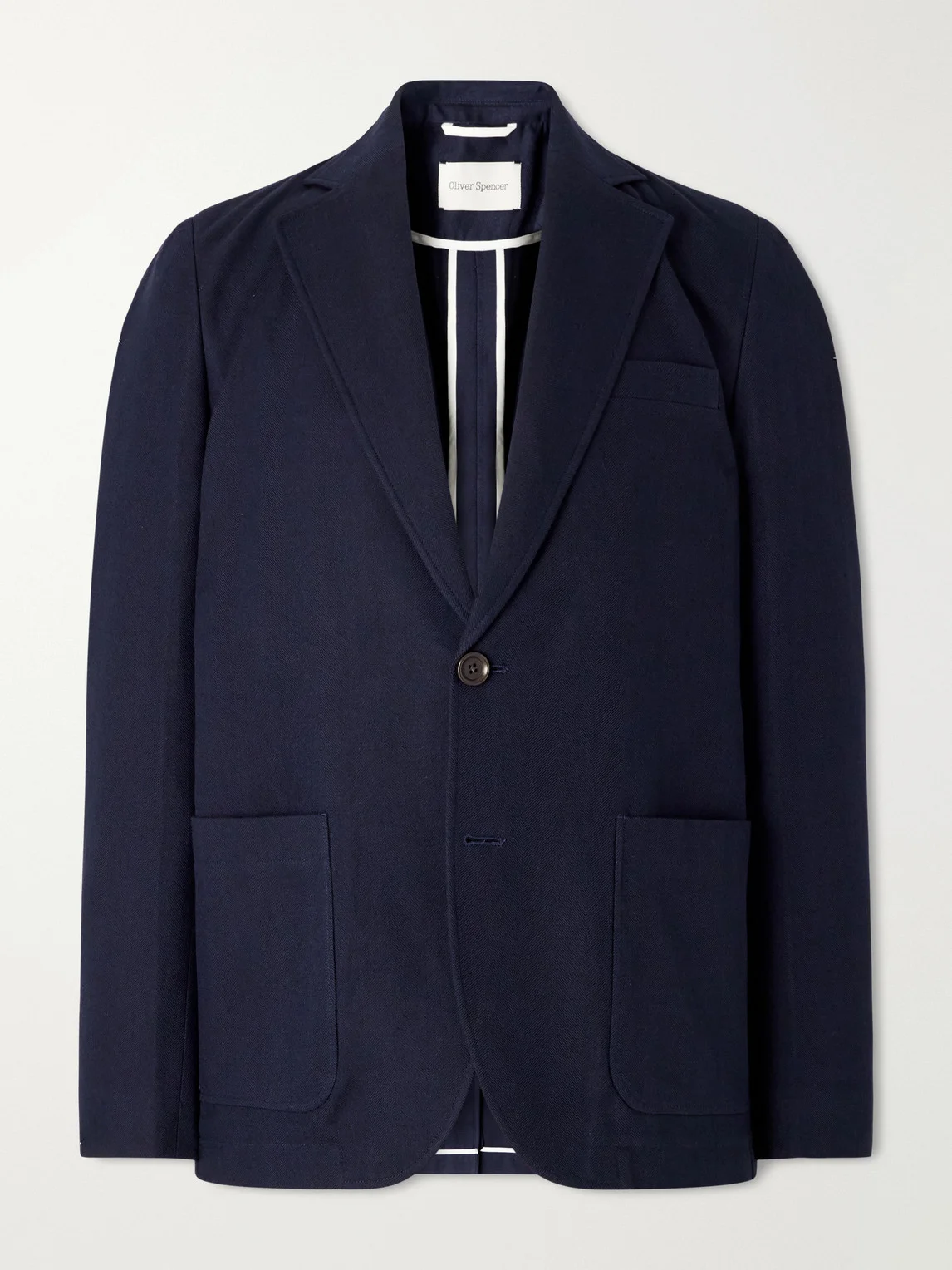 Westbury Cotton-Blend Herringbone Suit Jacket - 1