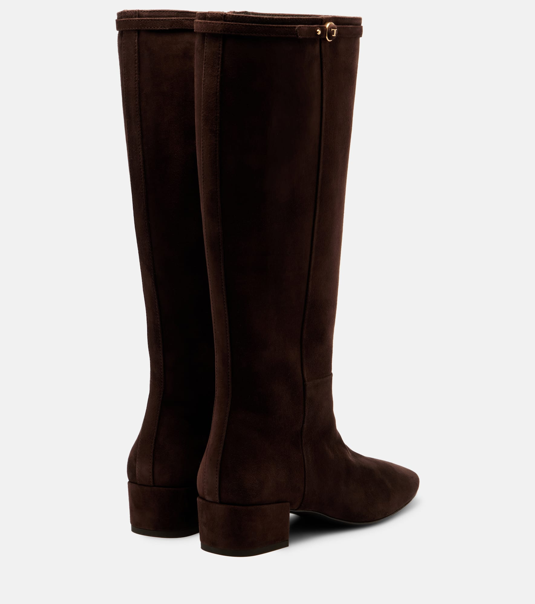Suede knee-high boots - 2
