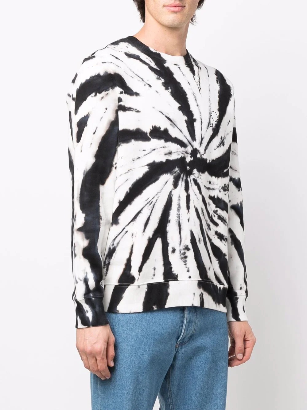 tie-dye organic-cotton sweatshirt - 4