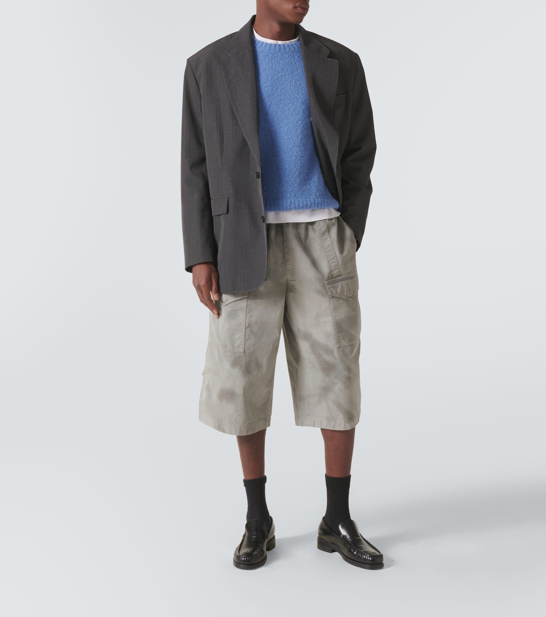 Cotton cargo shorts - 2