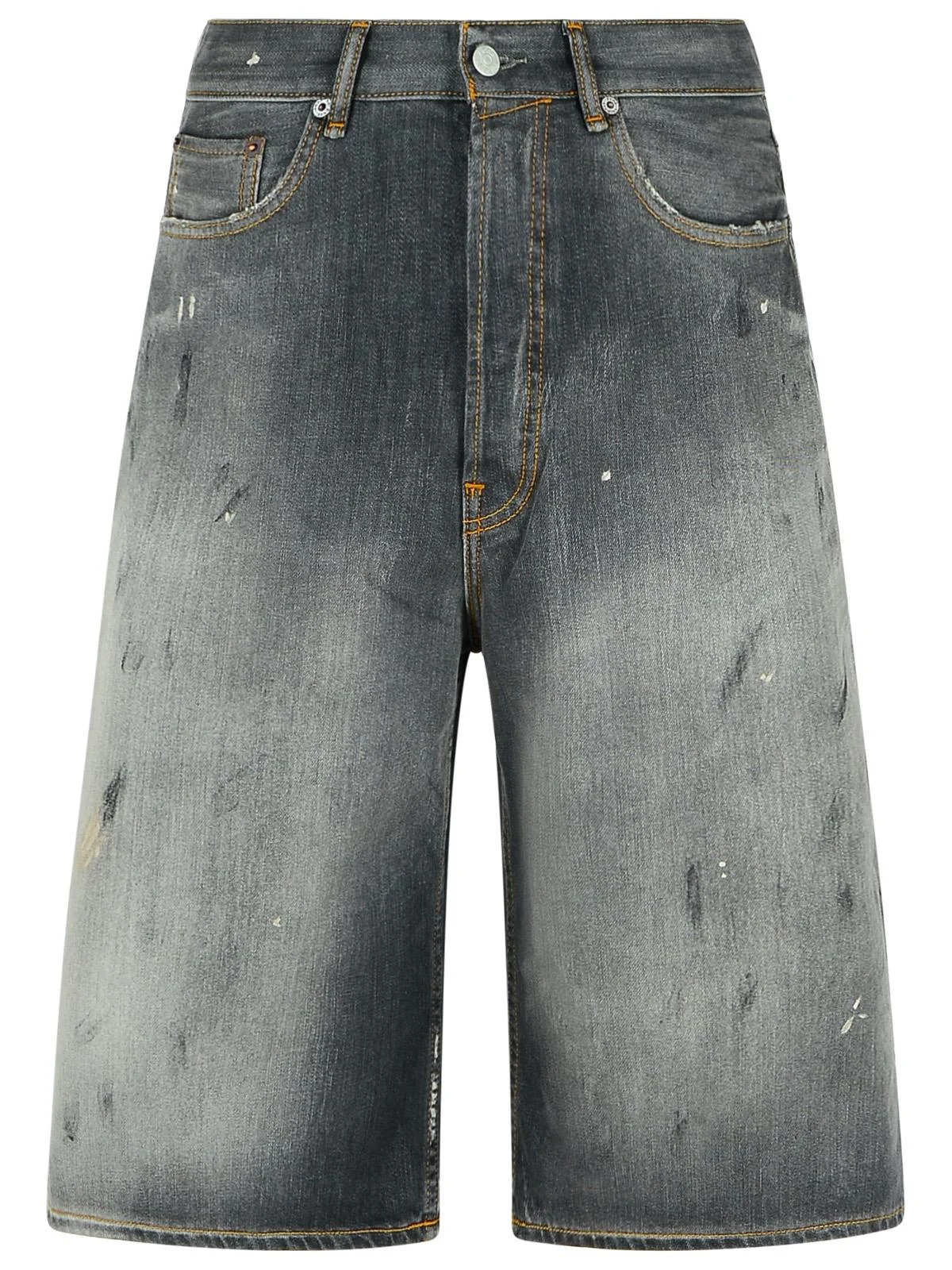 Acne Studios Grey Denim Bermuda Shorts Men - 1
