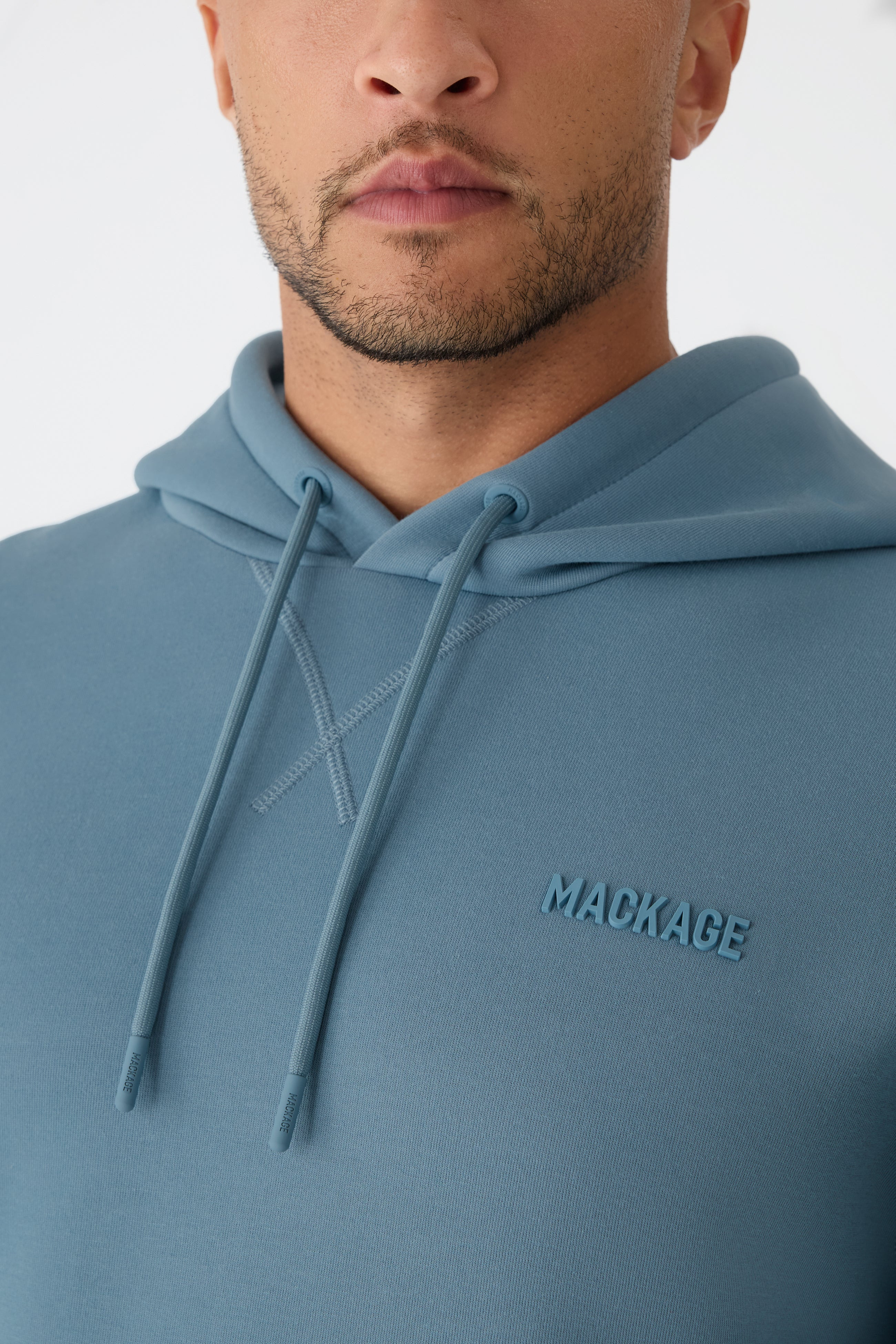 KOLTON Double-Face Jersey Logo Hoodie - 6