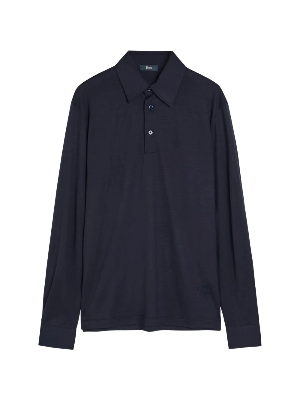 long-sleeve polo shirt - 1