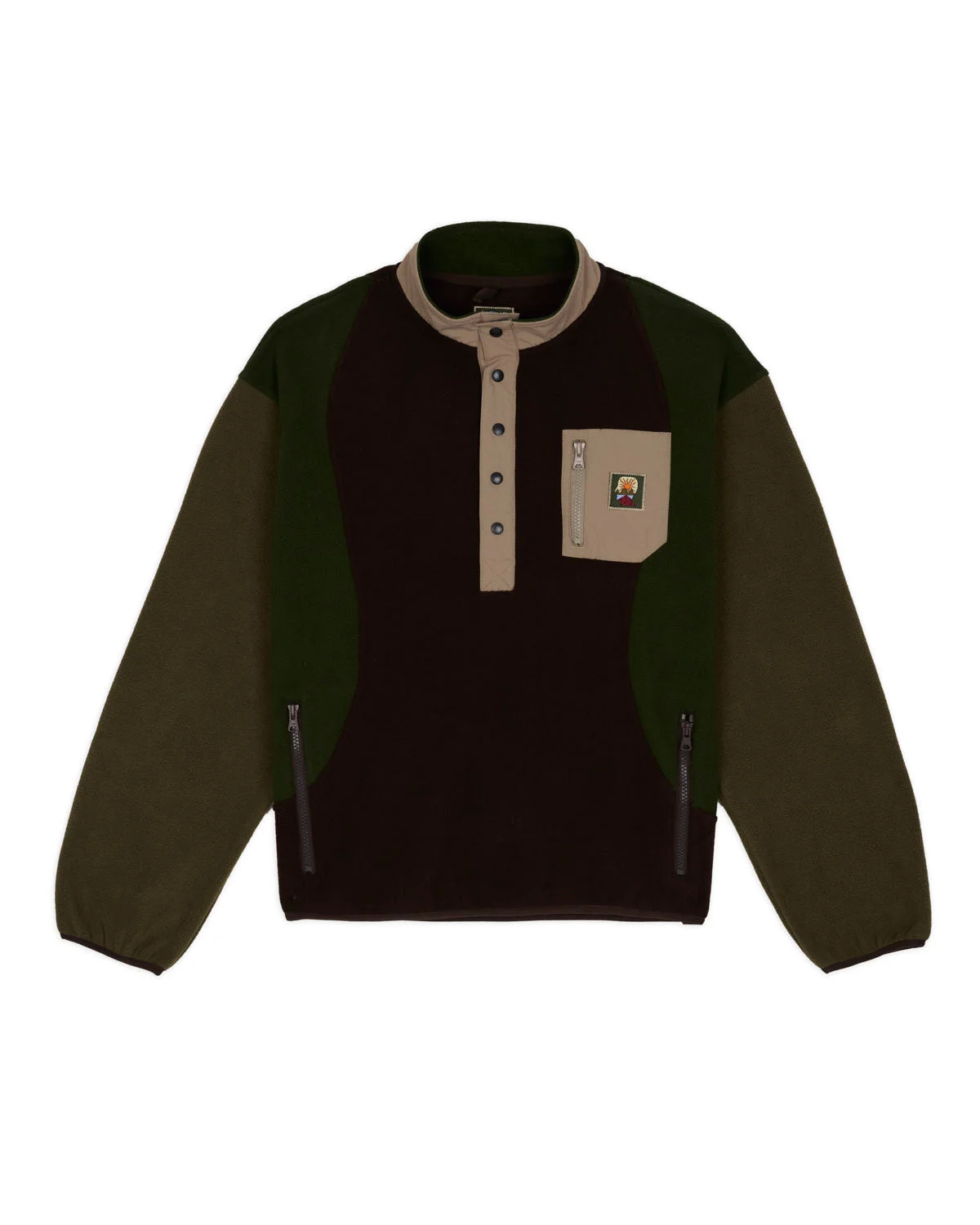 Brain Dead Equipment Pullover Jacket - Brown - 1