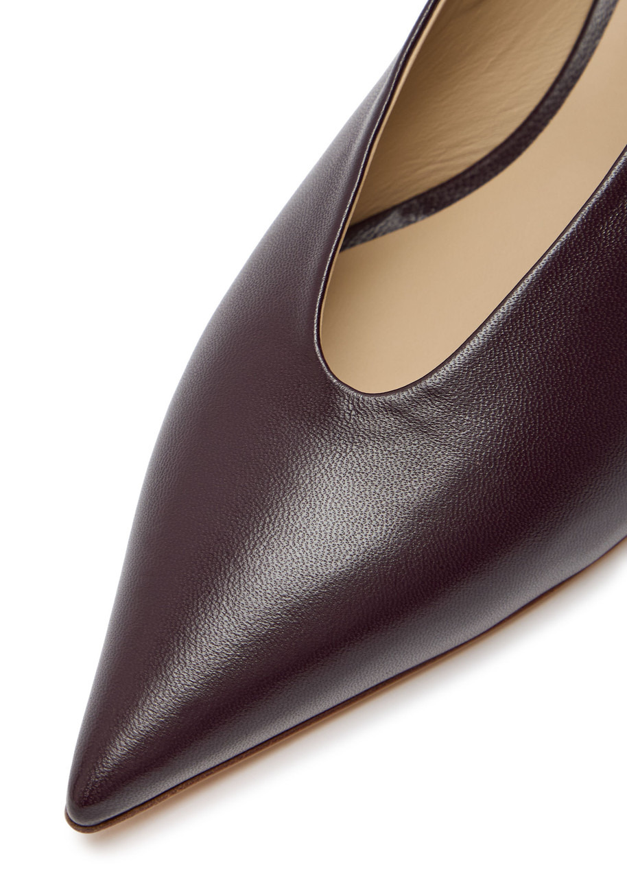 LE Monde Beryl Babouche 40 Leather Pumps - 4